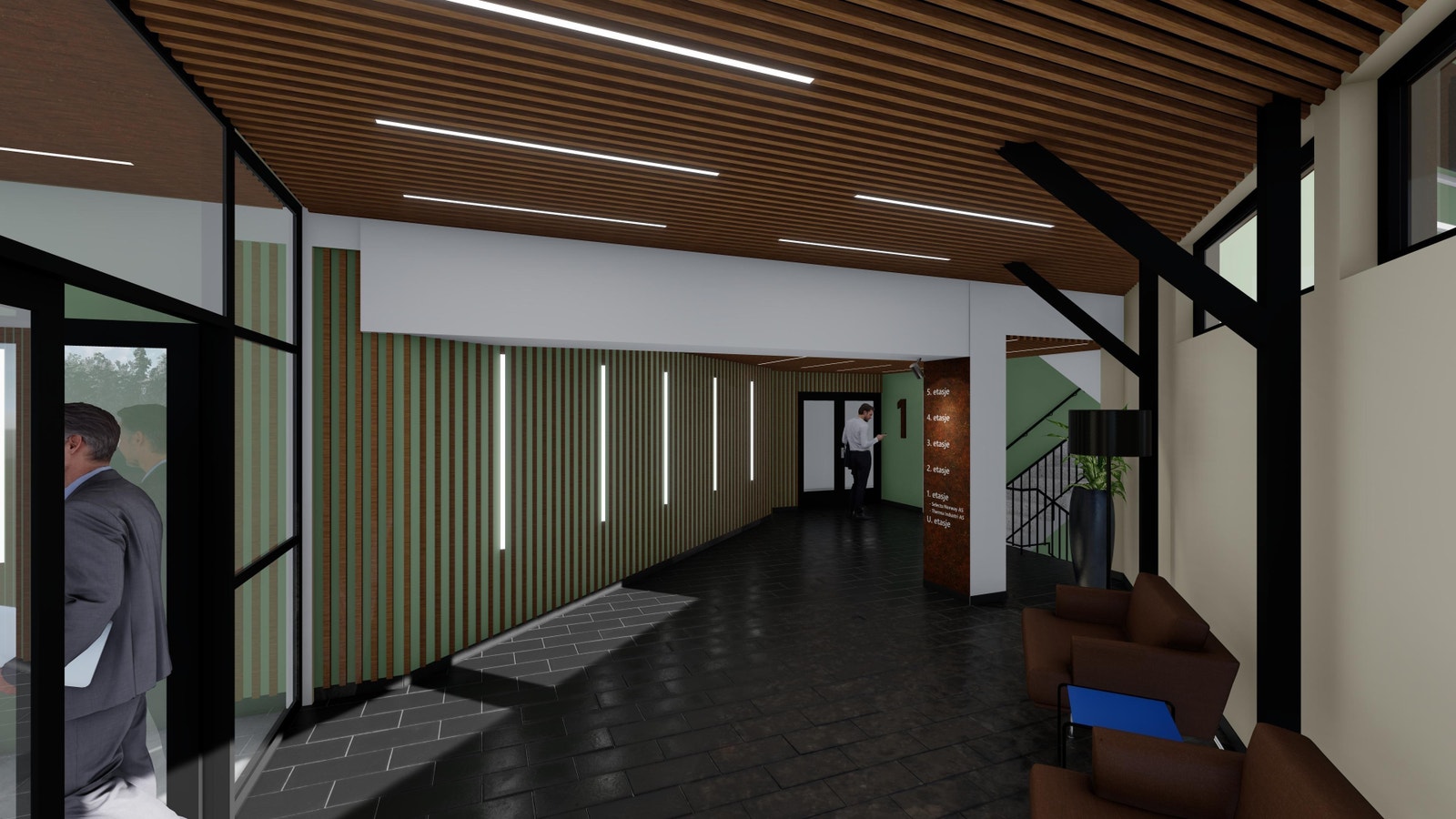 Illustrasjon inngangsparti Galleribilde