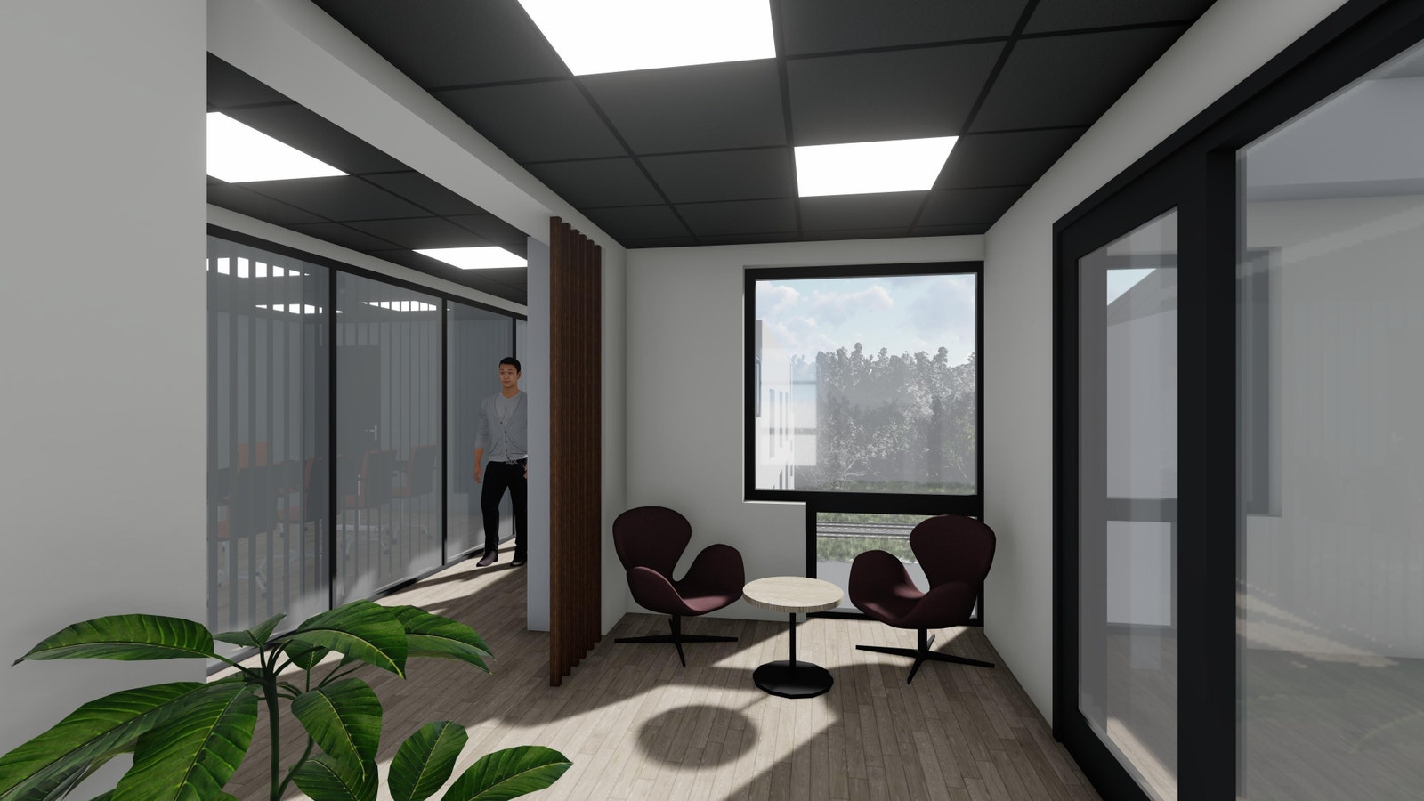 Illustrasjon fra fellesareal Galleribilde