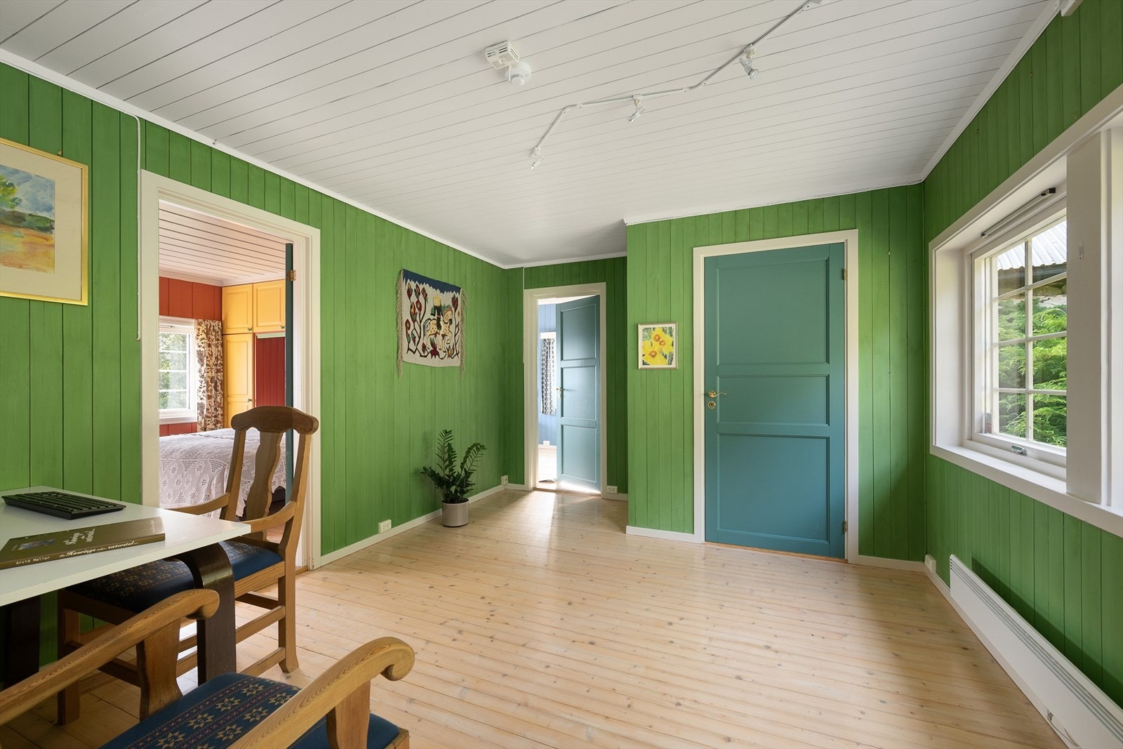 Gangen utenfor to av soverommene. Galleribilde