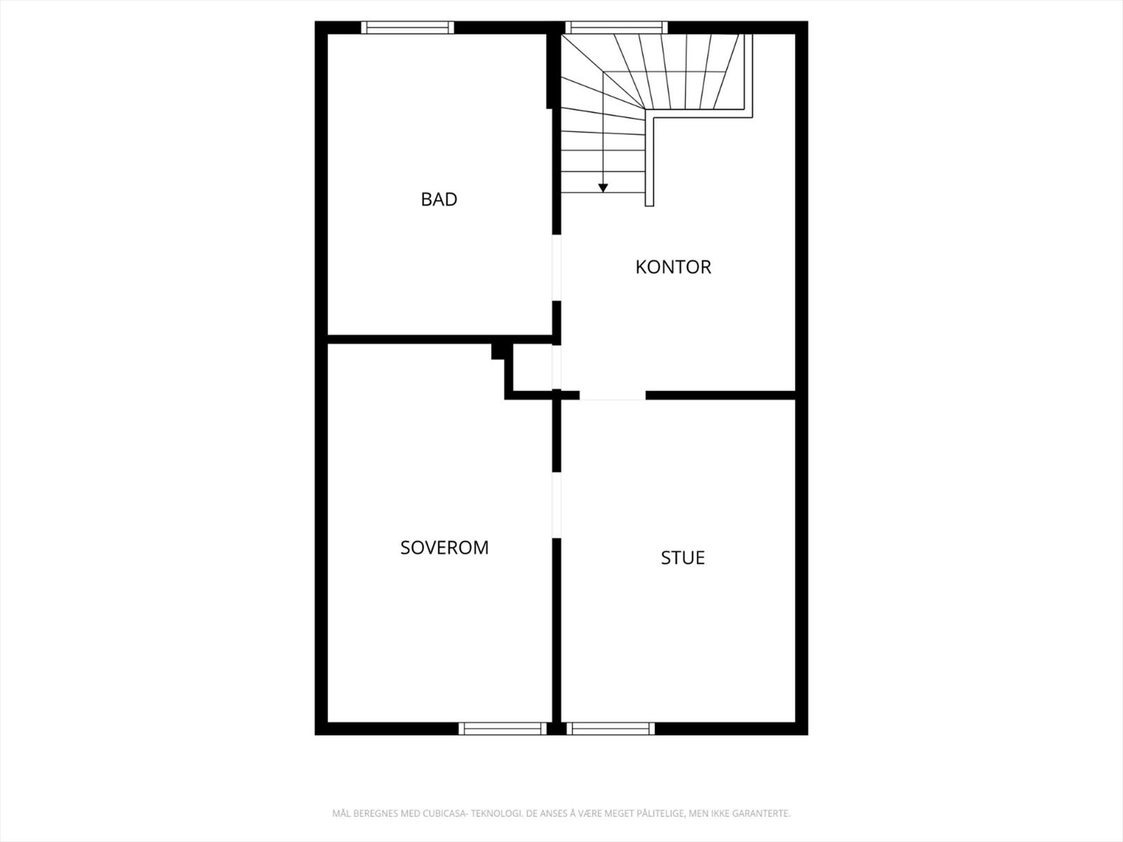 Plantegning 2.etg. Galleribilde