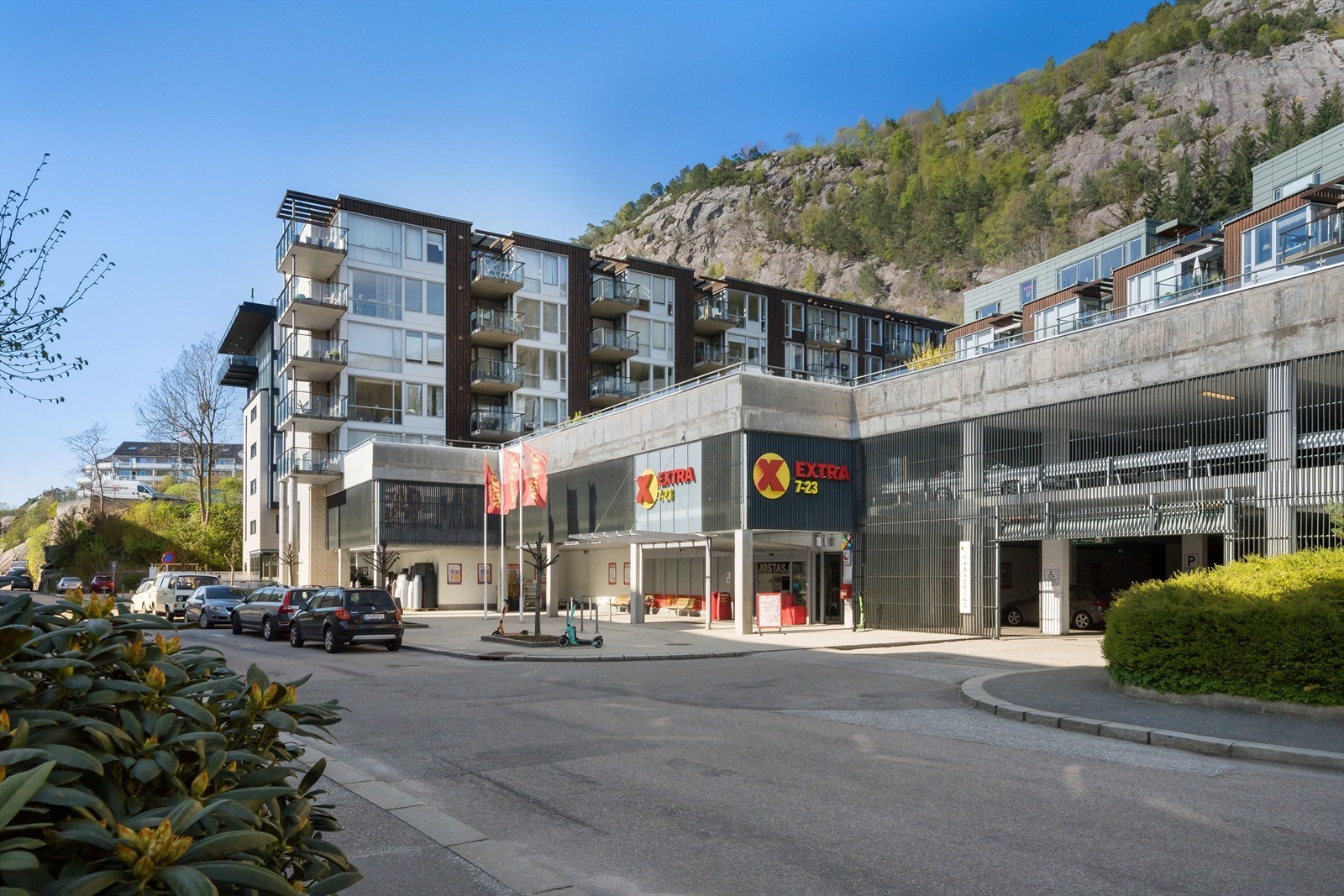 I byggets 1. etasje finne du dagligvarebutikken Coop Extra. Galleribilde