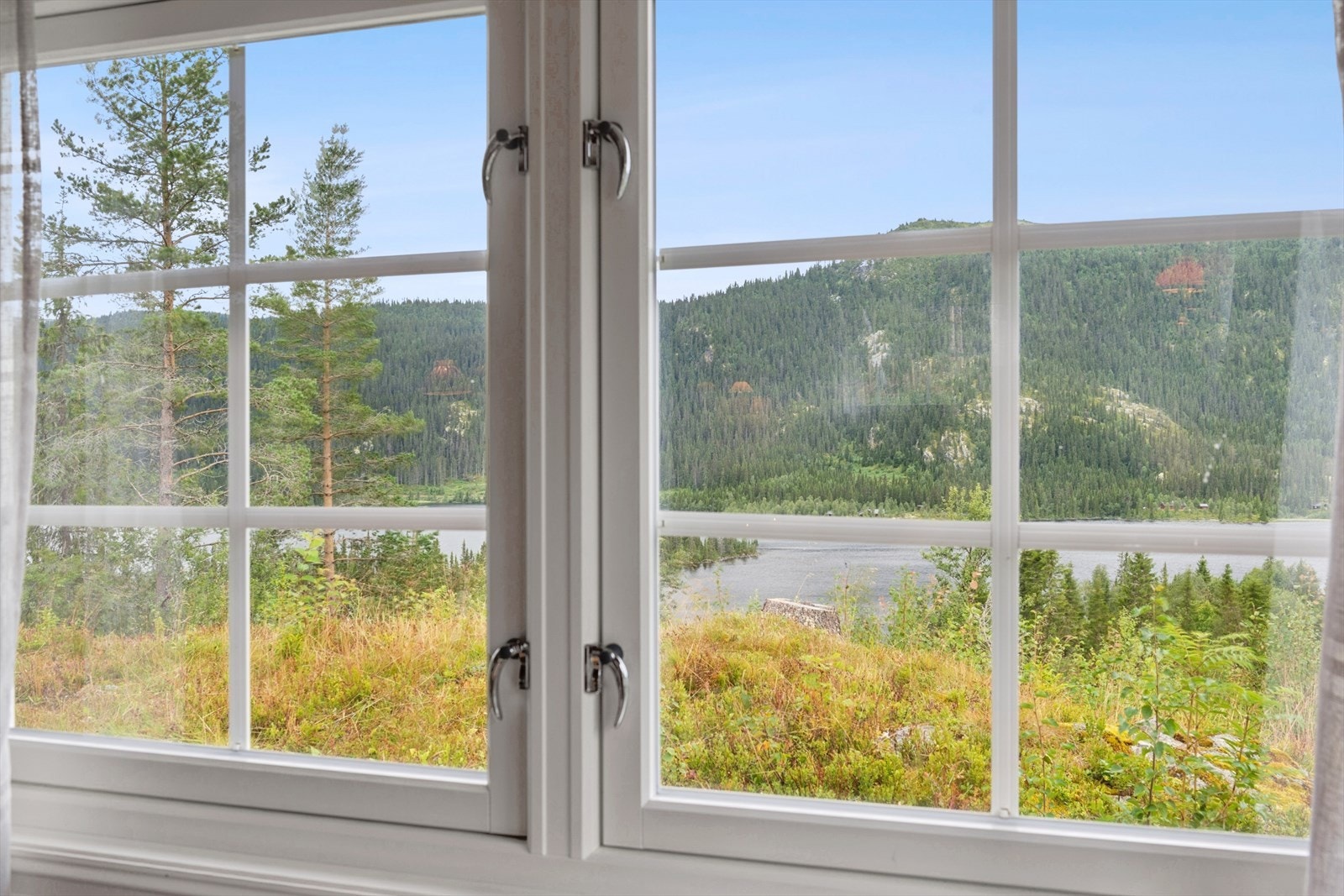 Gode utsiktsforhold fra hytta. Galleribilde