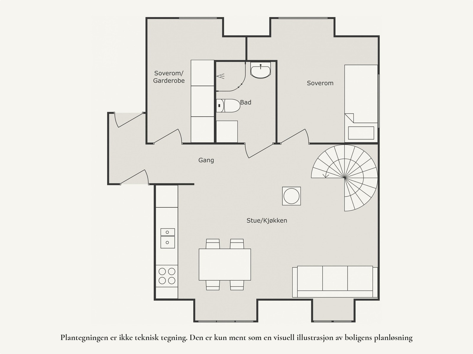 Plantegning. Galleribilde