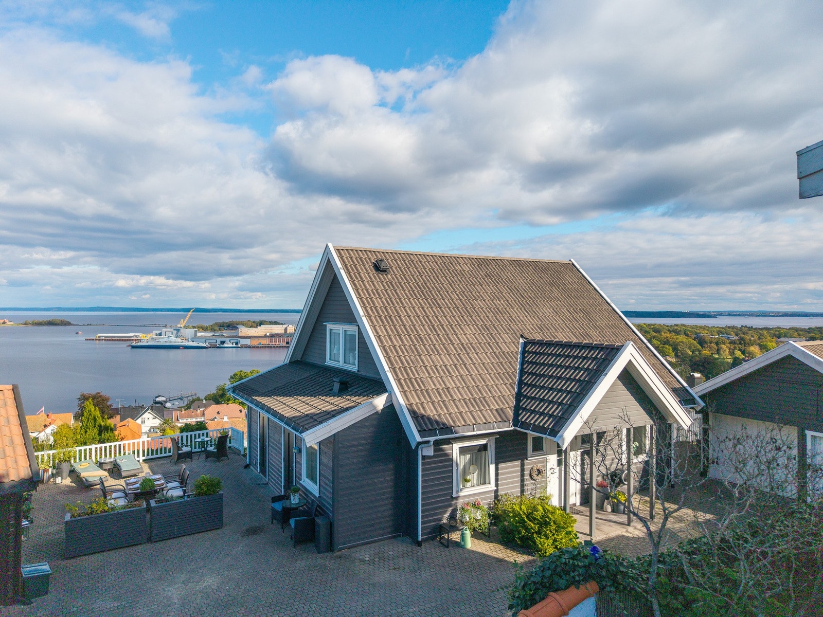 Rolig beliggenhet i enden av en blindvei Galleribilde