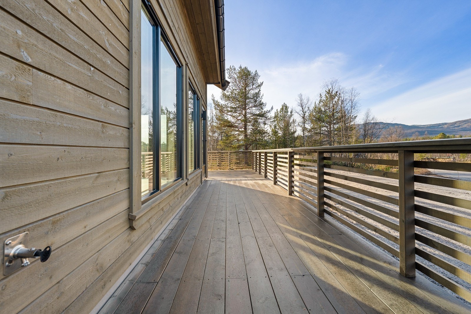 Utsikten med Svånuten i bakgrunnen. Galleribilde