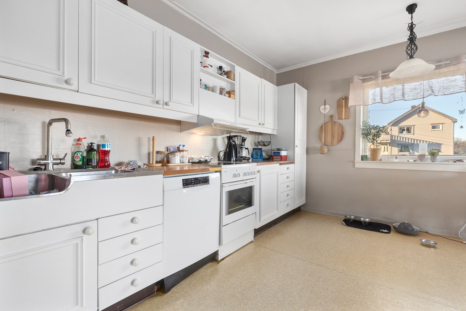 Lys kjøkken Galleribilde