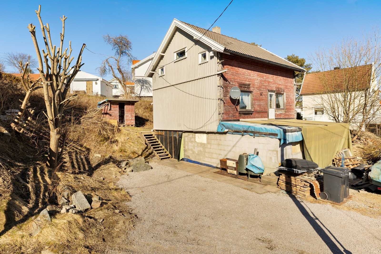 Renovering av boligen er påbegynt, men mya arbeid gjenstår Galleribilde
