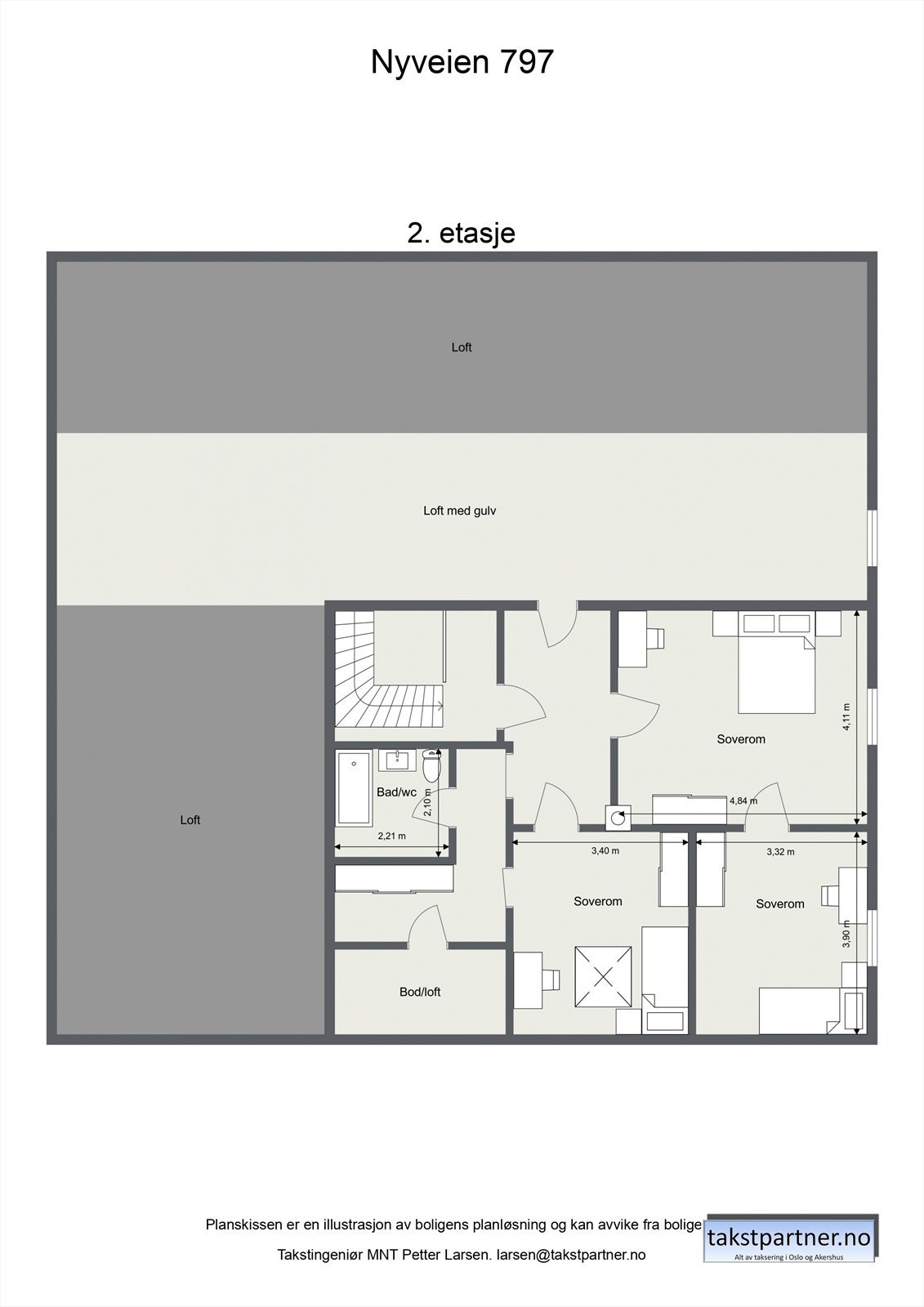 Plantegning 2. etasje. Galleribilde