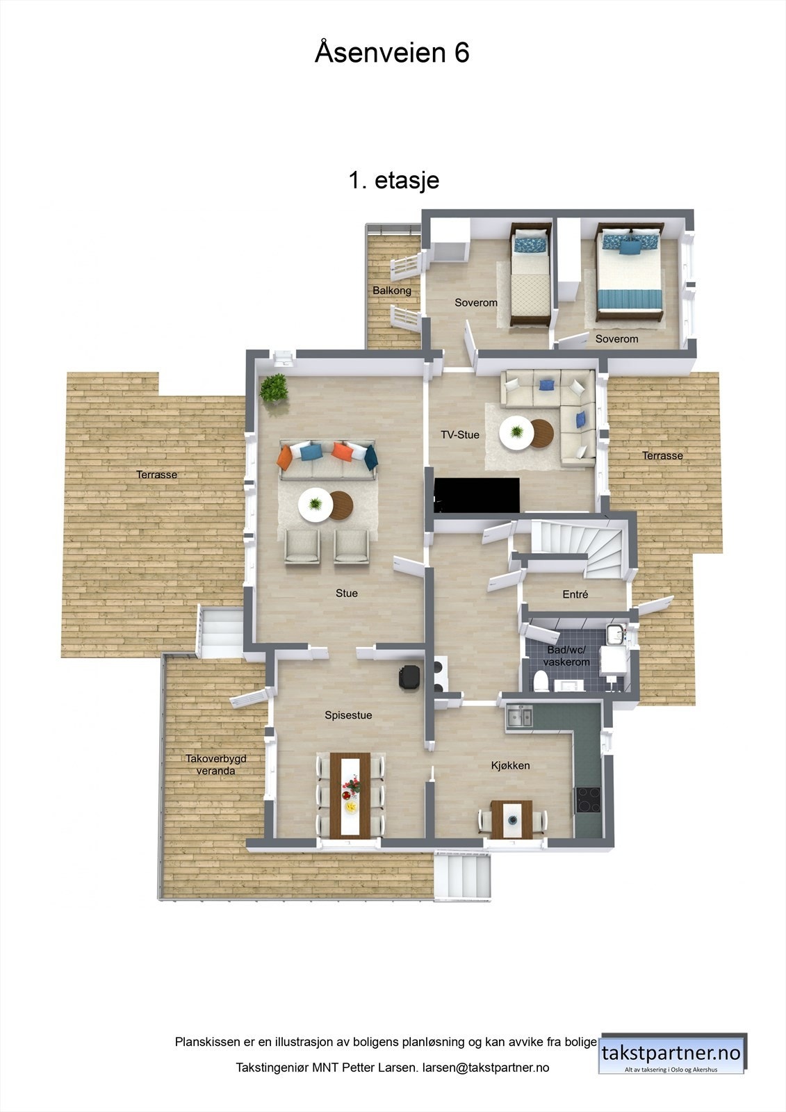 Plantegning 1. etasje. Galleribilde