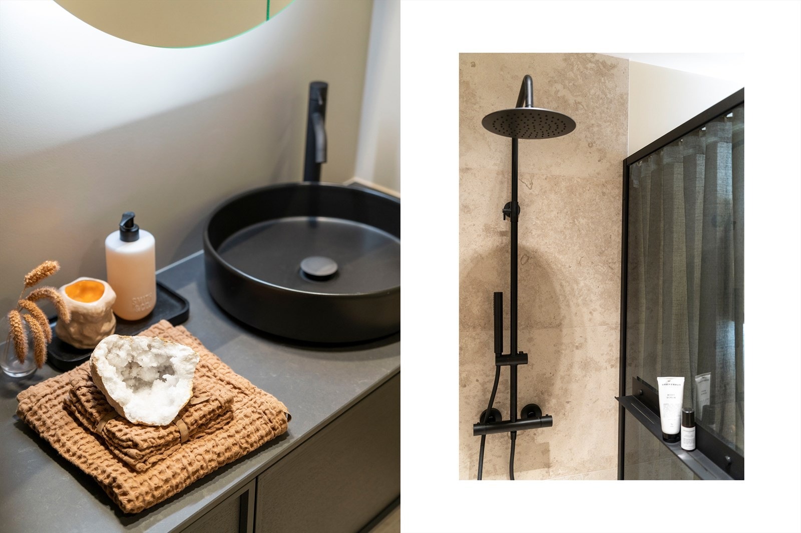 Pene detaljer på baderommet. Galleribilde