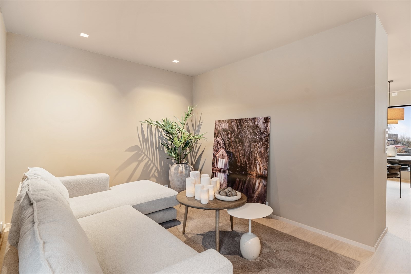 Åpen løsning som inviterer til både avslapning og samvær. Galleribilde