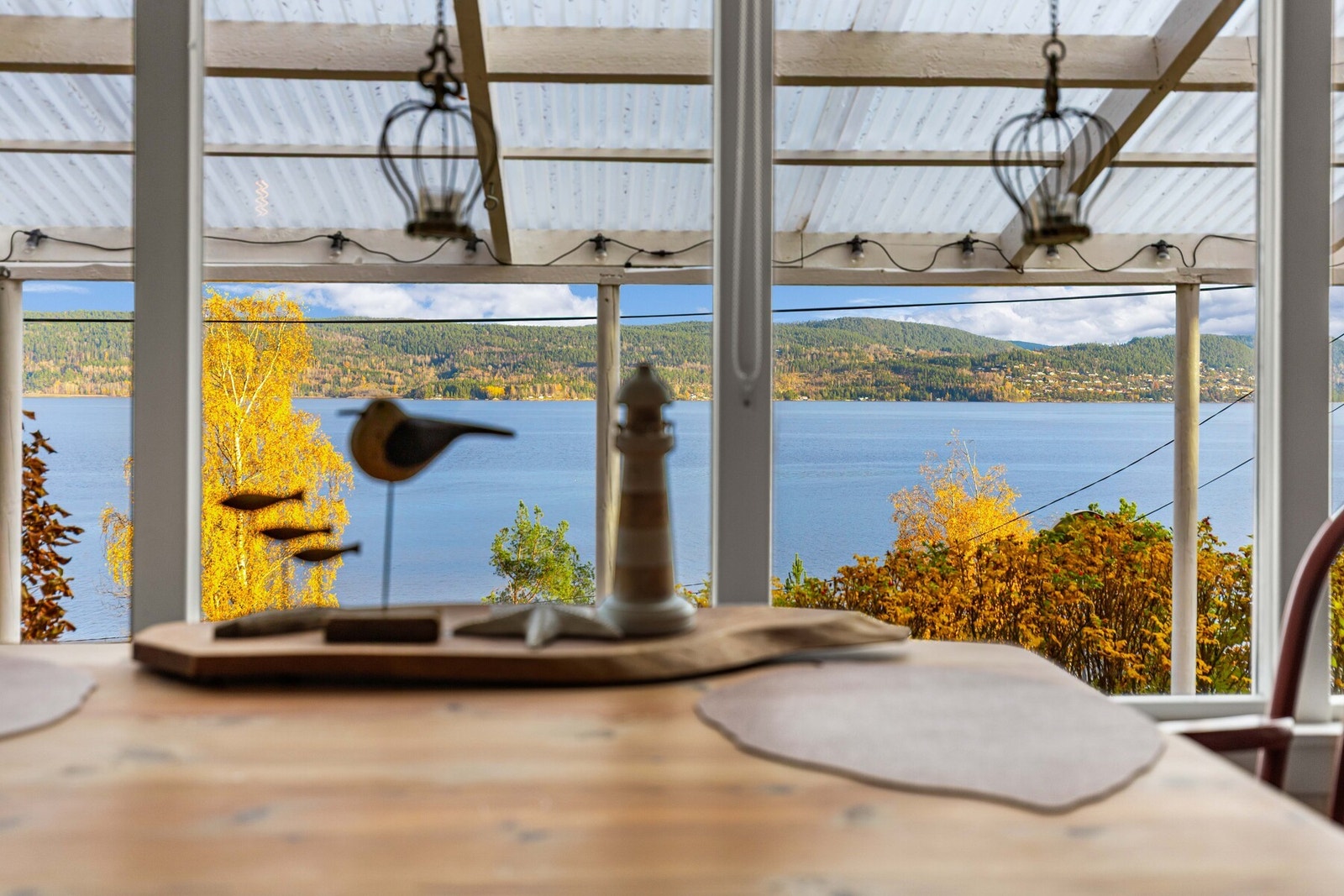 Flott utsikt fra stuevinduet! Galleribilde