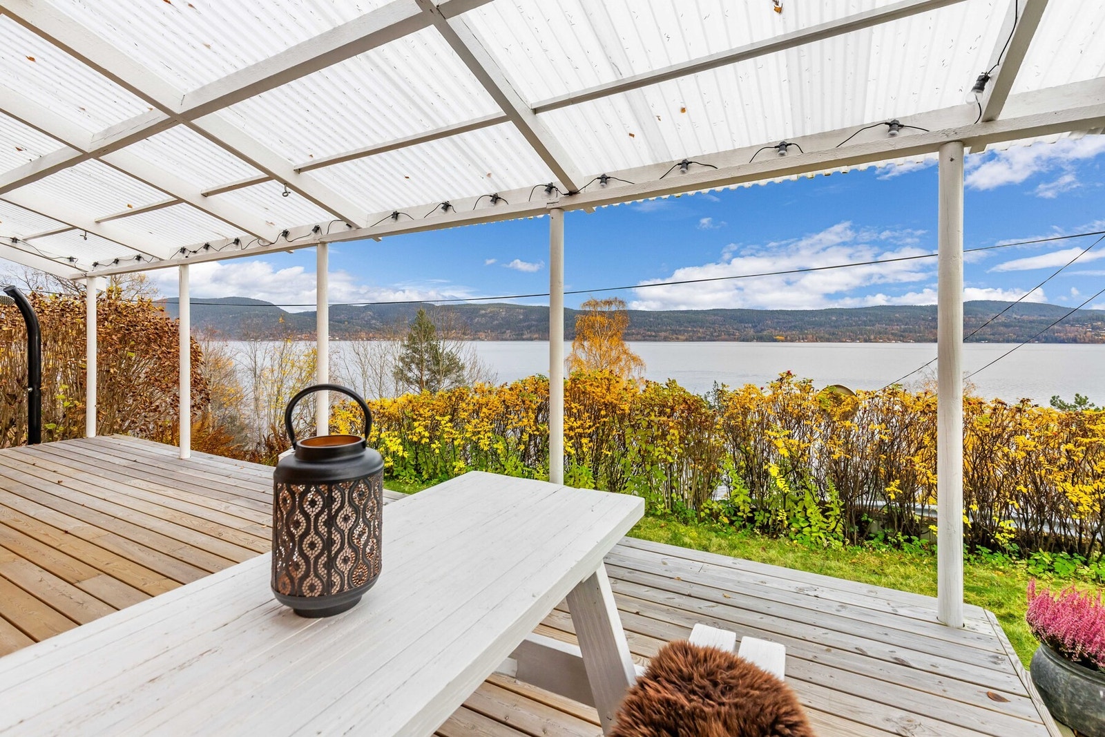 Flott uteplass. Galleribilde