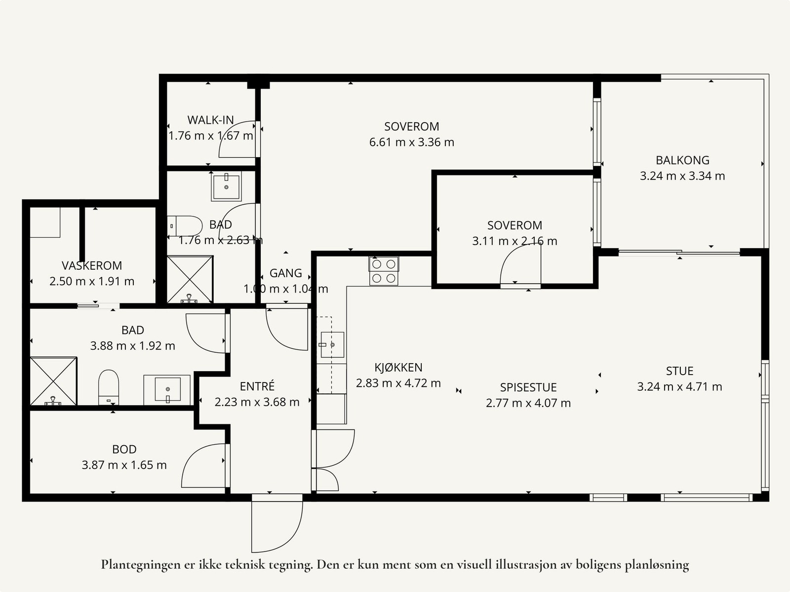 Planteging 1. etasje. Galleribilde