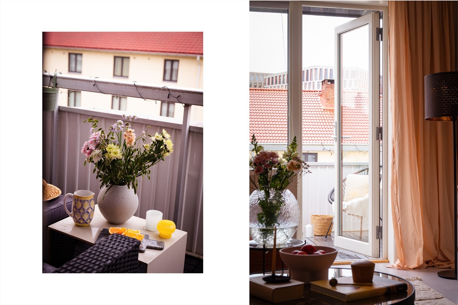 Fra stuen er det utgang til en koselig og vestvendt balkong. Galleribilde