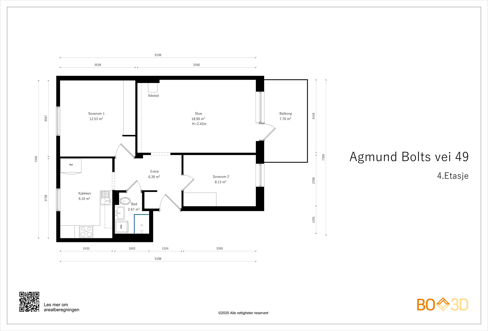 Plantegning. Galleribilde