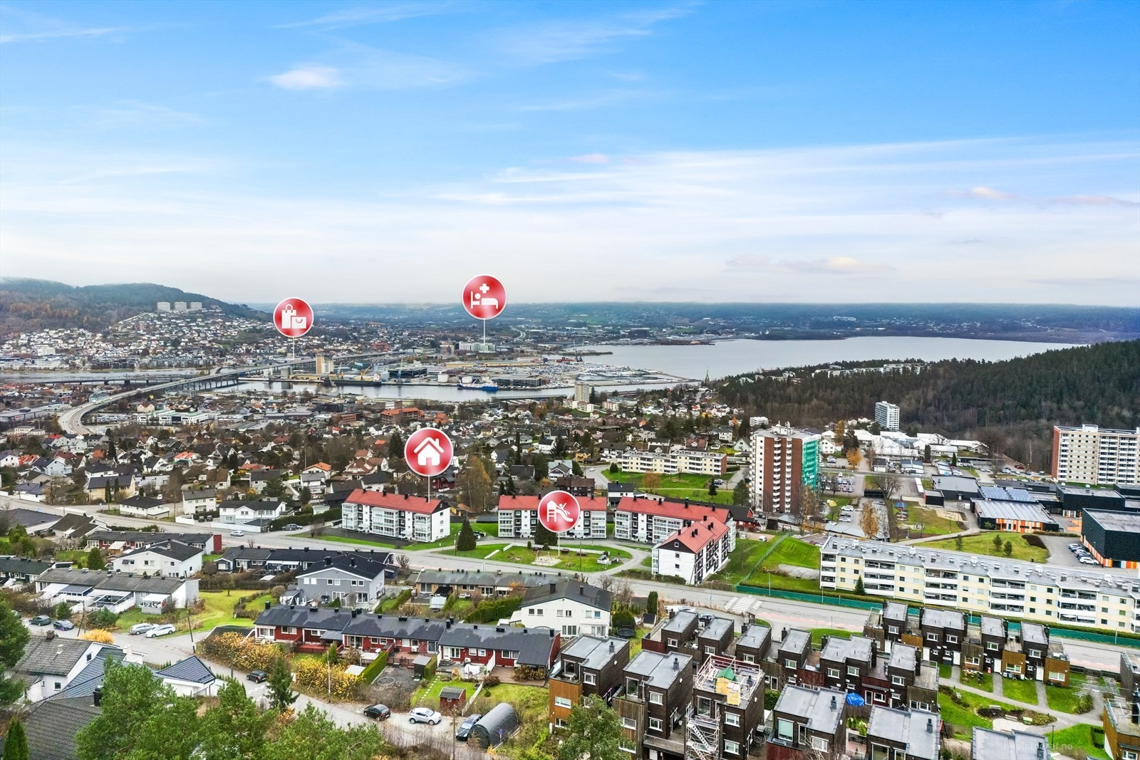 Attraktiv beliggenhet nær Drammen sentrum. Galleribilde