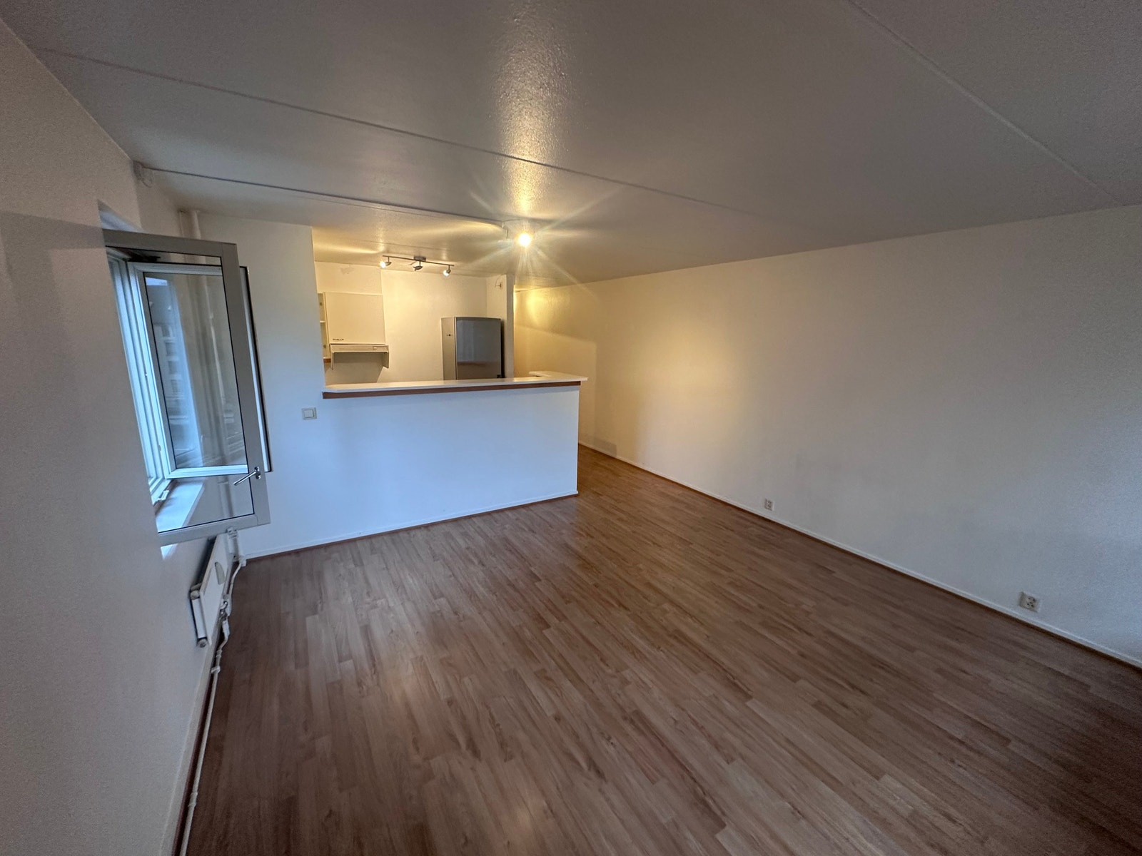 Stor stue med godt lysinnslipp Galleribilde