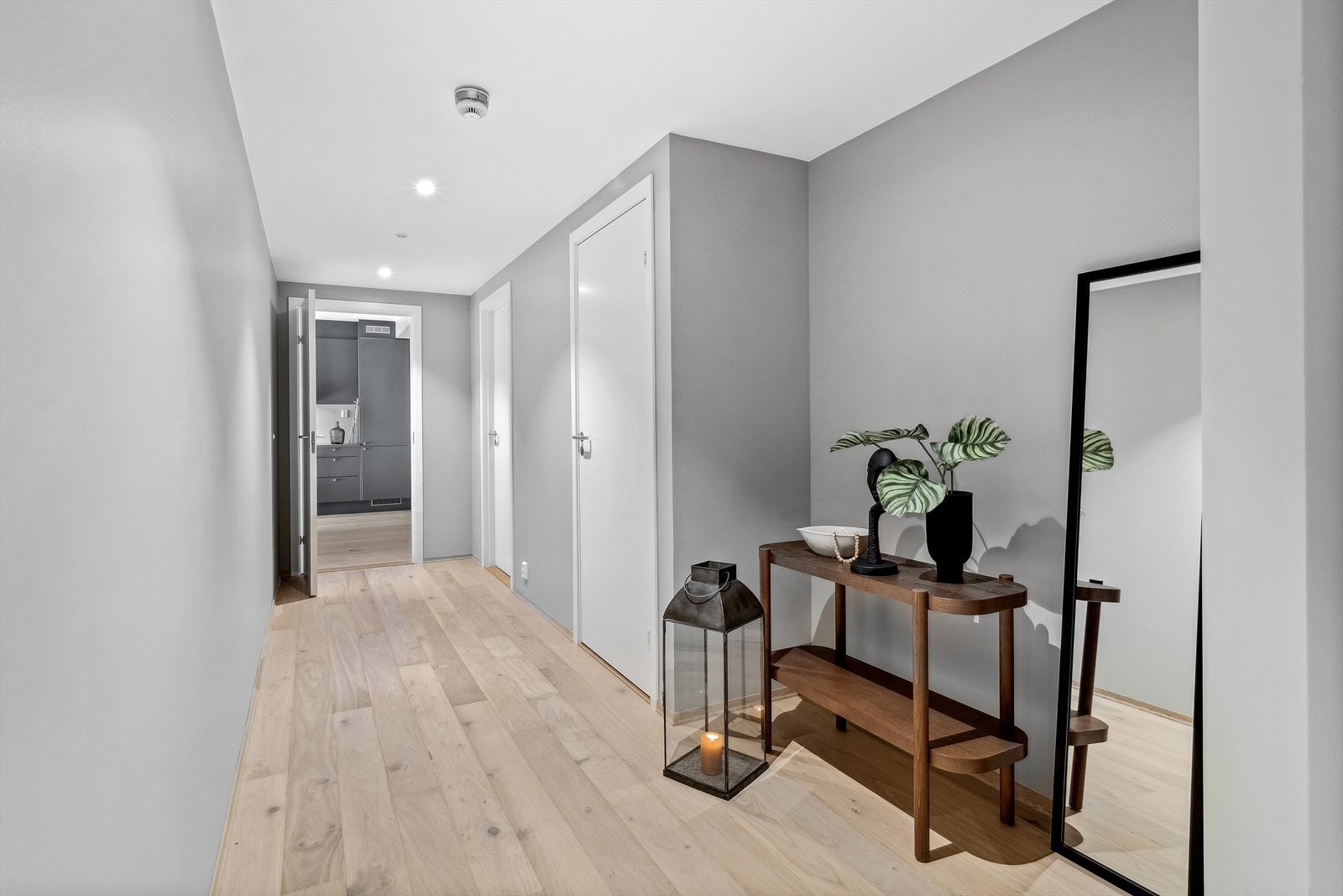 Downligths i taket Galleribilde