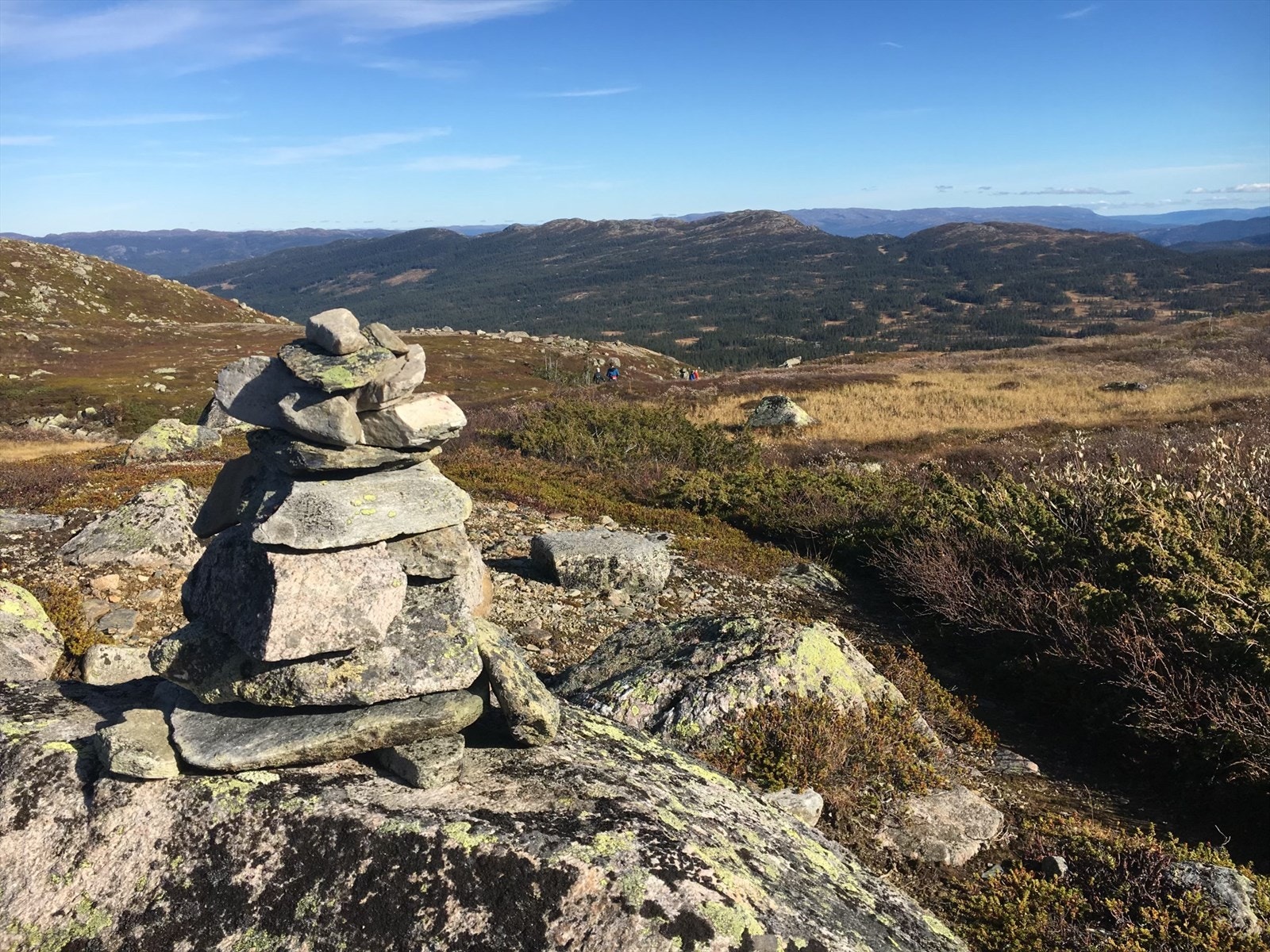 Stiene i fjellet er godt merket. Galleribilde