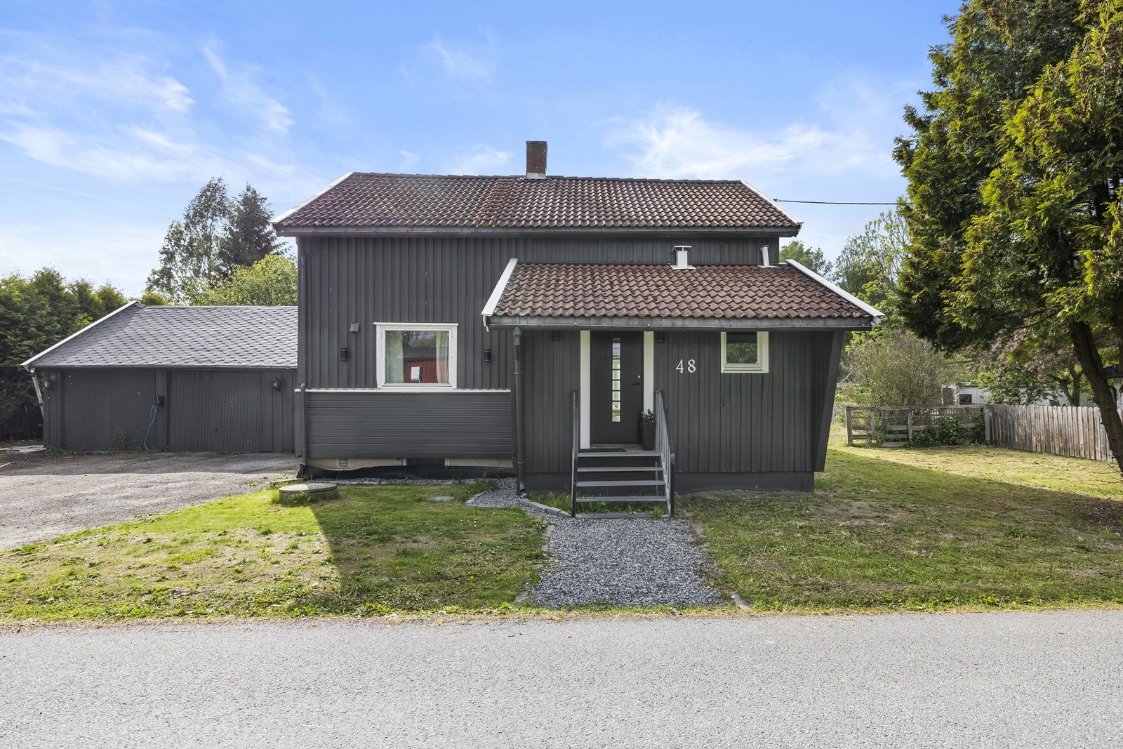 Inngangsparti og fasade. Galleribilde