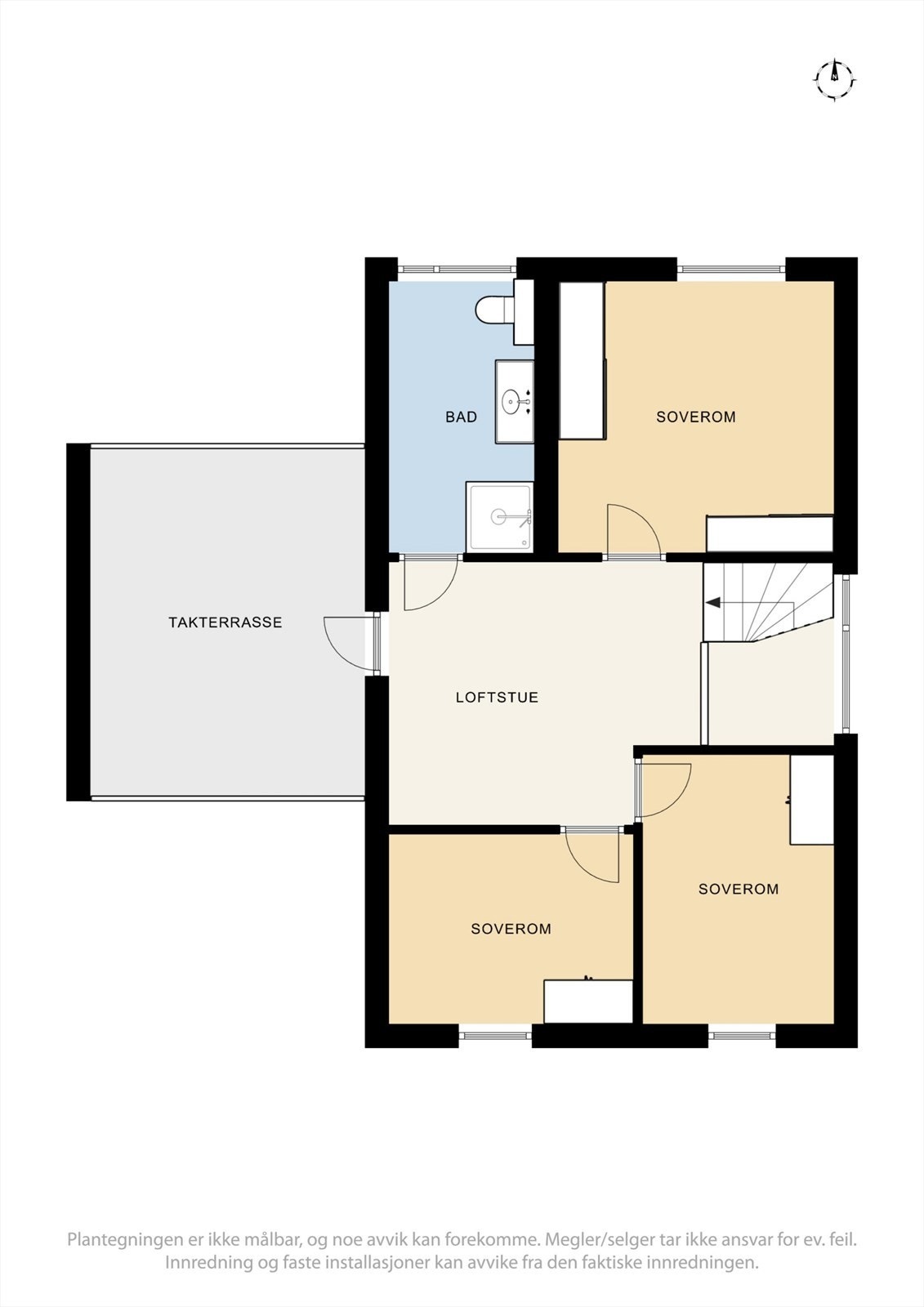 Plantegning 2. etg. Galleribilde