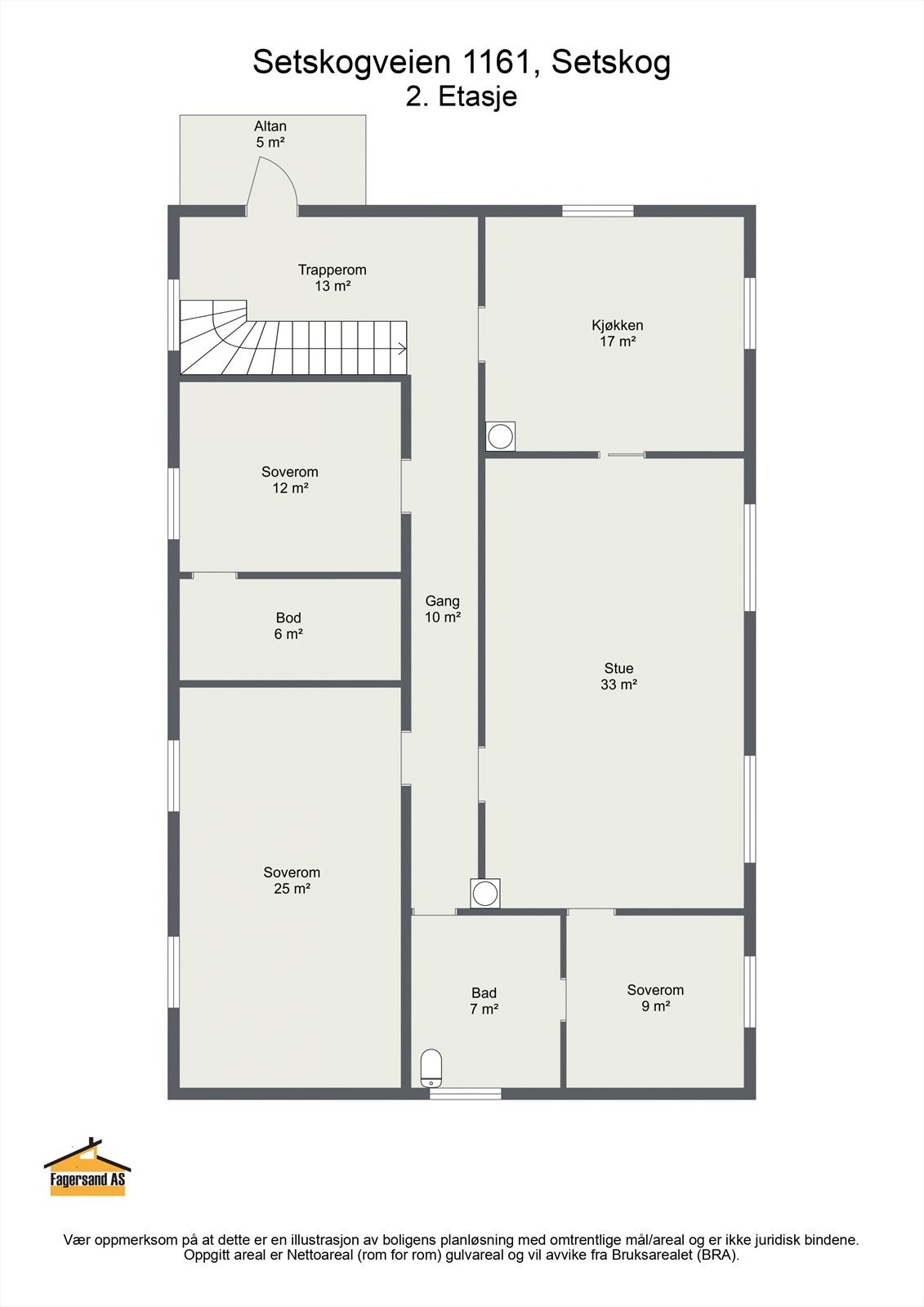 Plantegning 2. Etasje Galleribilde