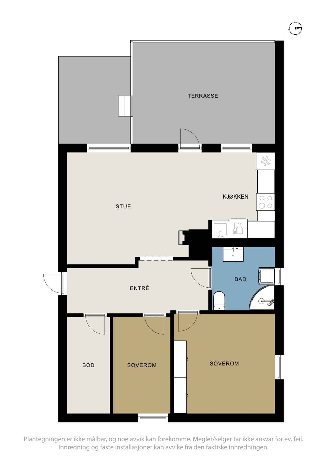 Planskisse. Galleribilde