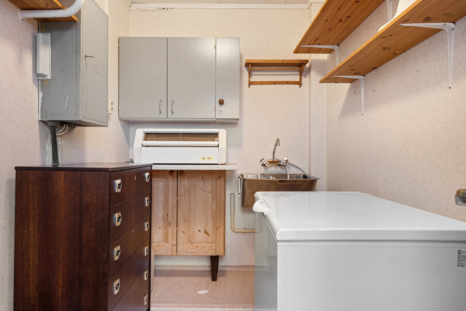 Praktisk vaskerom i første etasje. Galleribilde