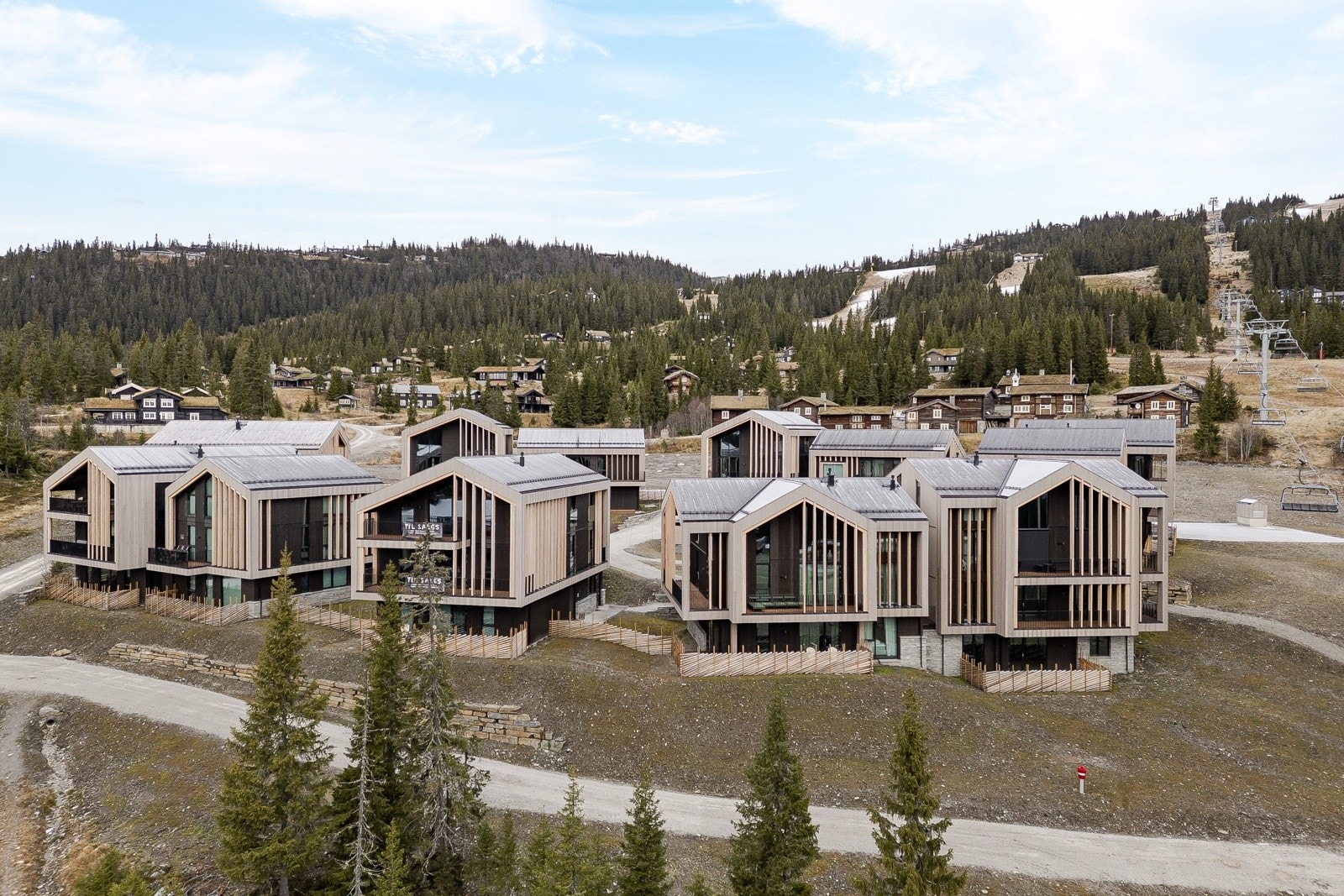 Origo ligger flott plassert, med skibakken som nærmeste nabo Galleribilde