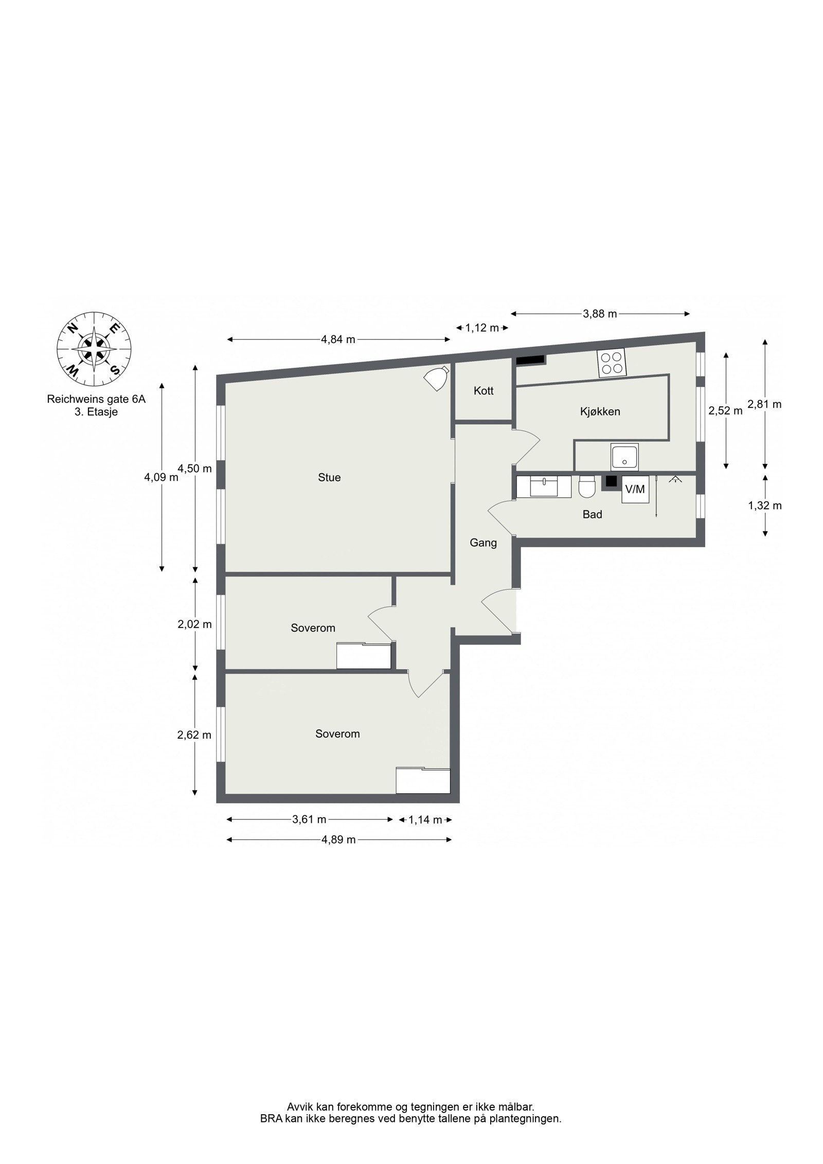 Alternativ plantegning Galleribilde