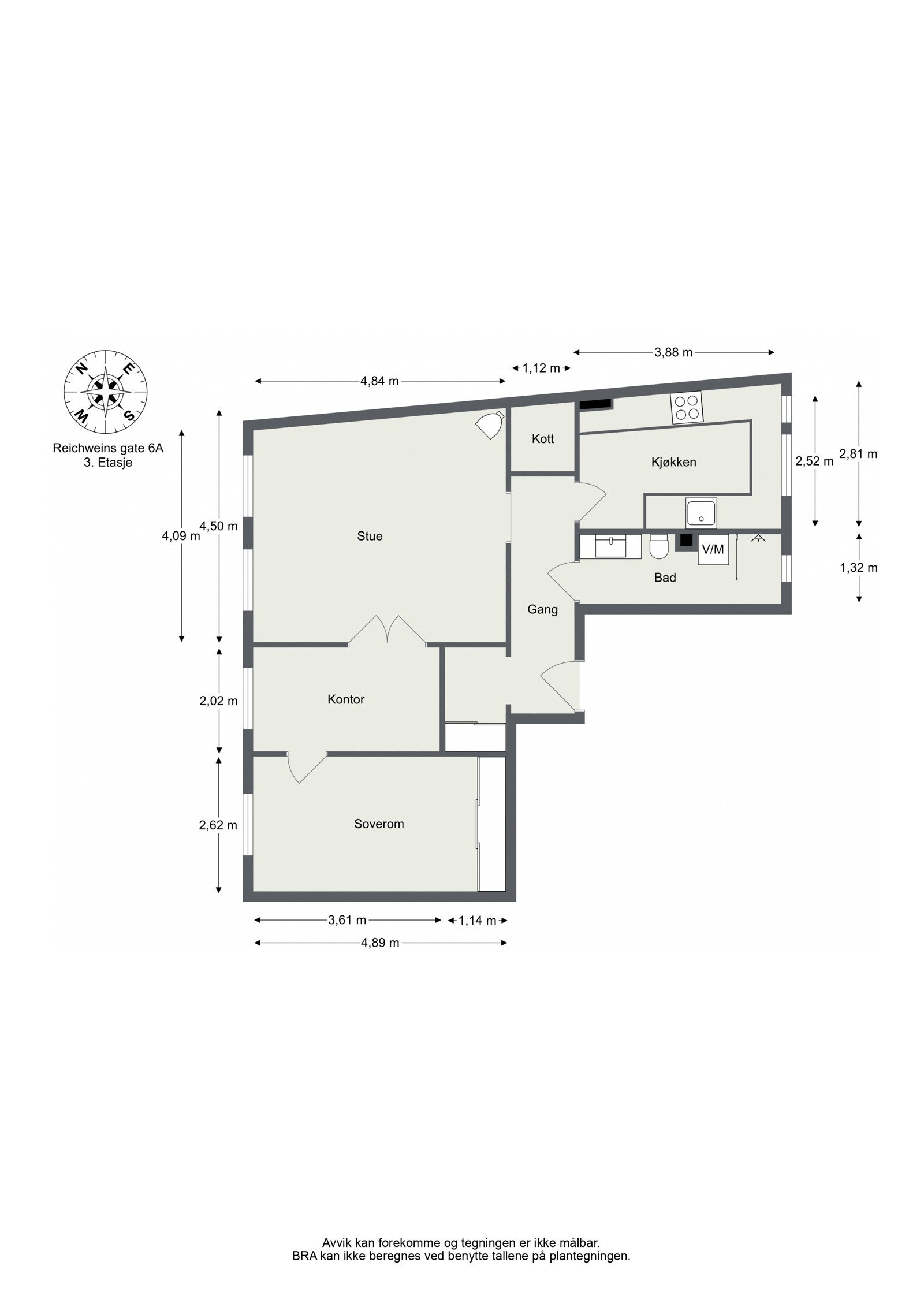 Plantegning Galleribilde