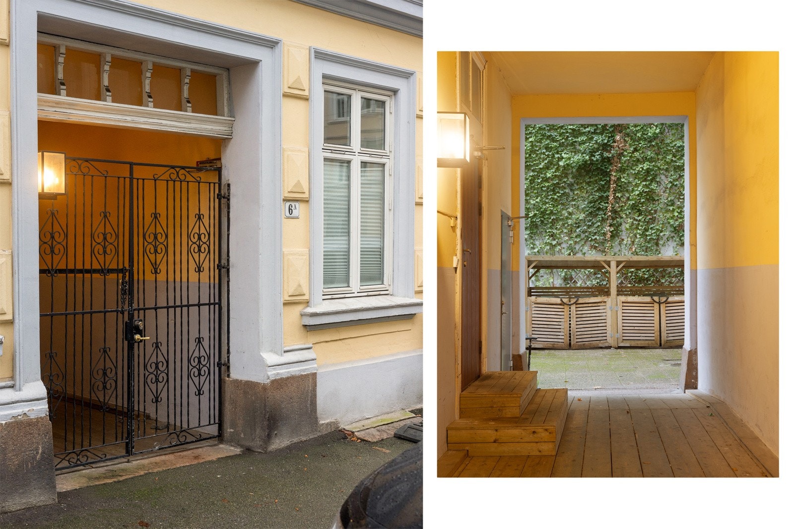 En innbydende entré og port Galleribilde
