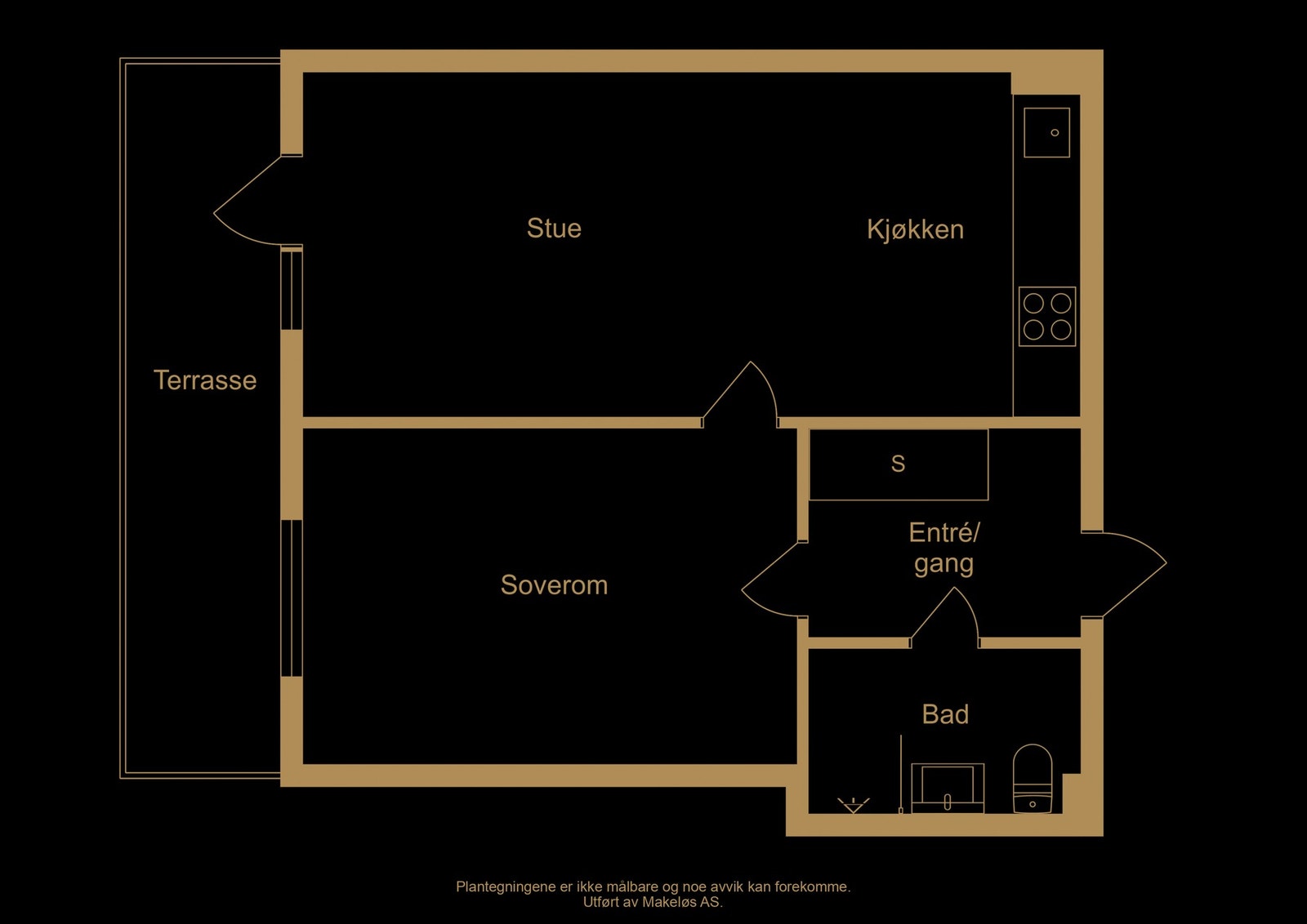 Plantegning - illustrasjon, avvik kan forekomme Galleribilde