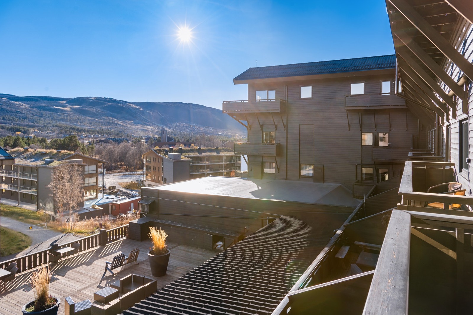 Flott utsikt mot Vestlia Galleribilde