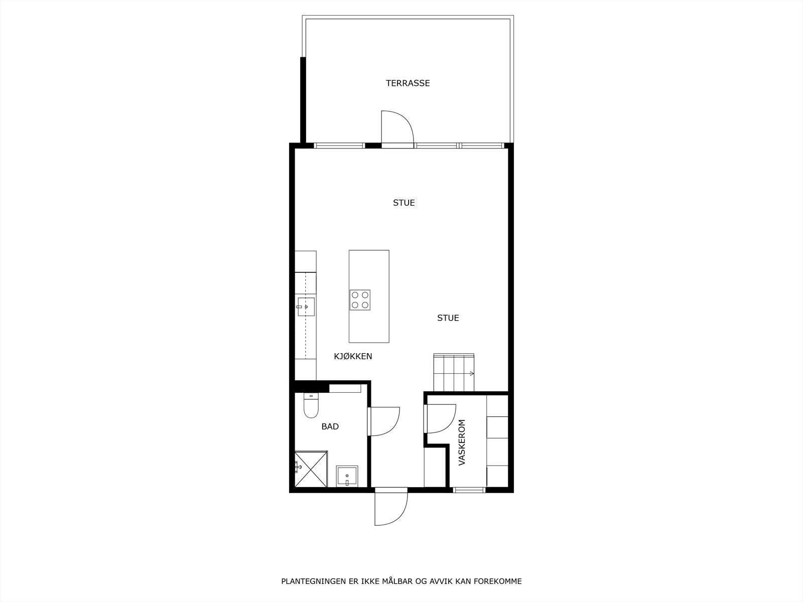 Planskisse nede. Galleribilde