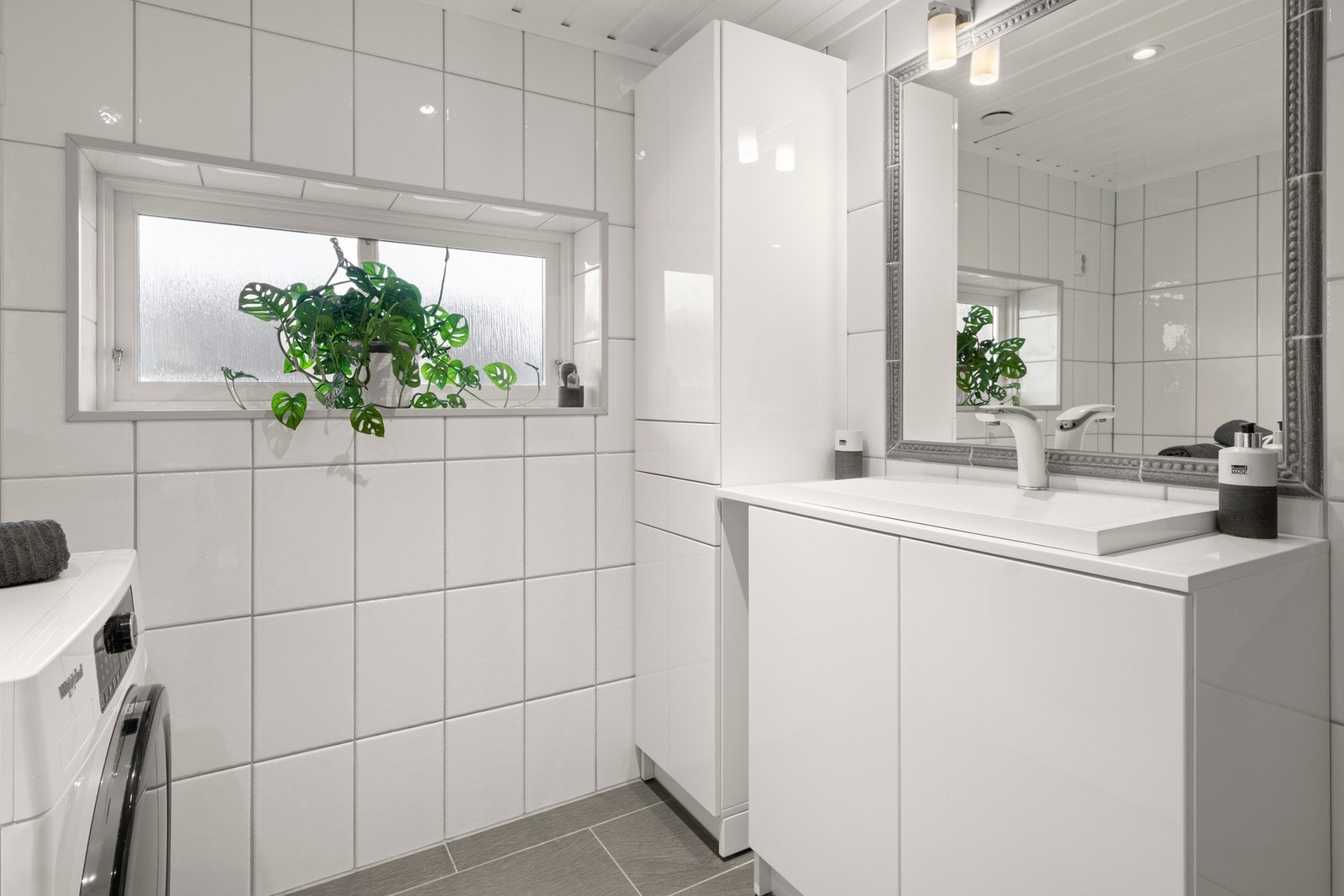 Det er god plass for vaskemaskin Galleribilde