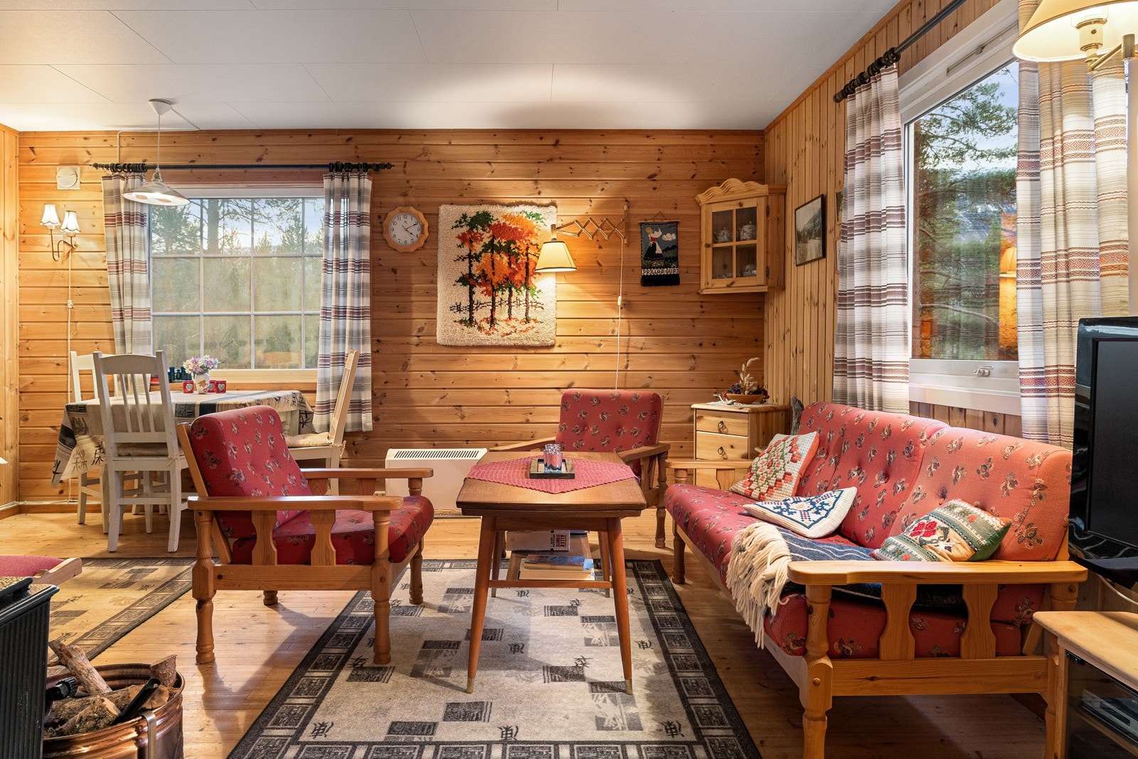 Sofakrok som inviterer til hyggelige stunder.