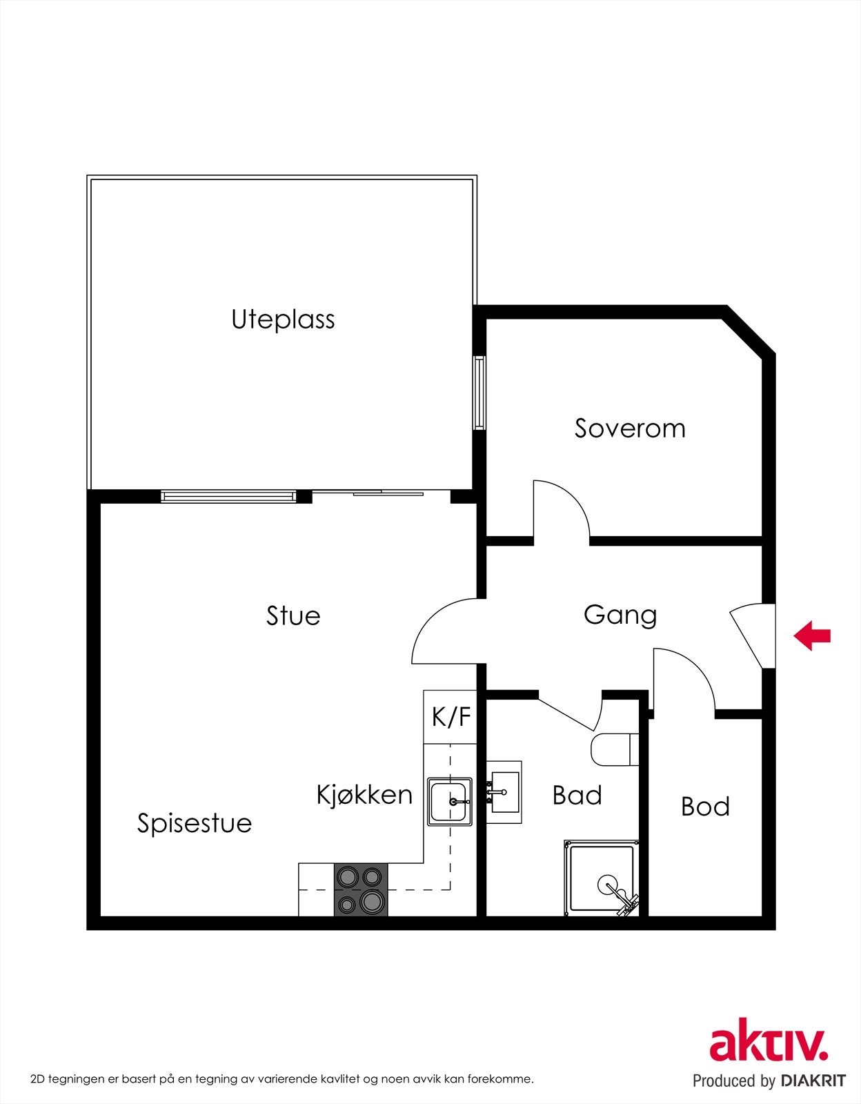 Plantegning Galleribilde