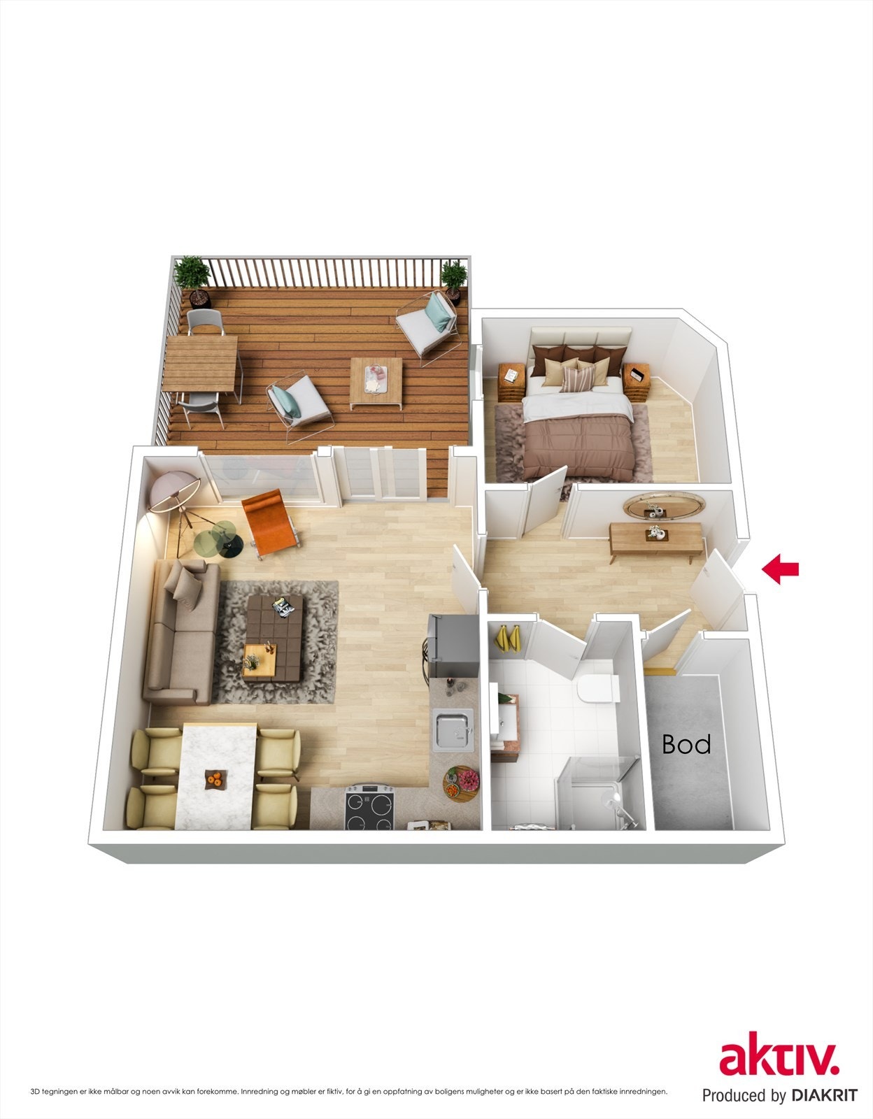 Plantegning Galleribilde