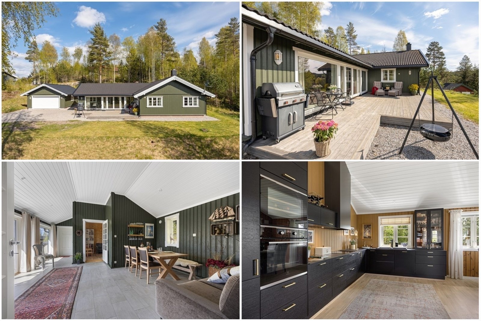 Fritidsboligen har en god intern beliggenhet på hyttefeltet i et naturskjønt område med umiddelbar nærhet til skog og mark. Galleribilde