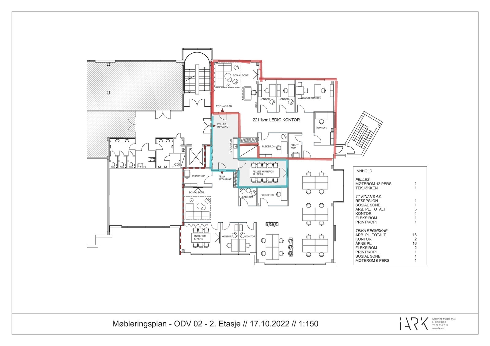 Passer for 4 - 10 medarbeidere - felles møterom Galleribilde