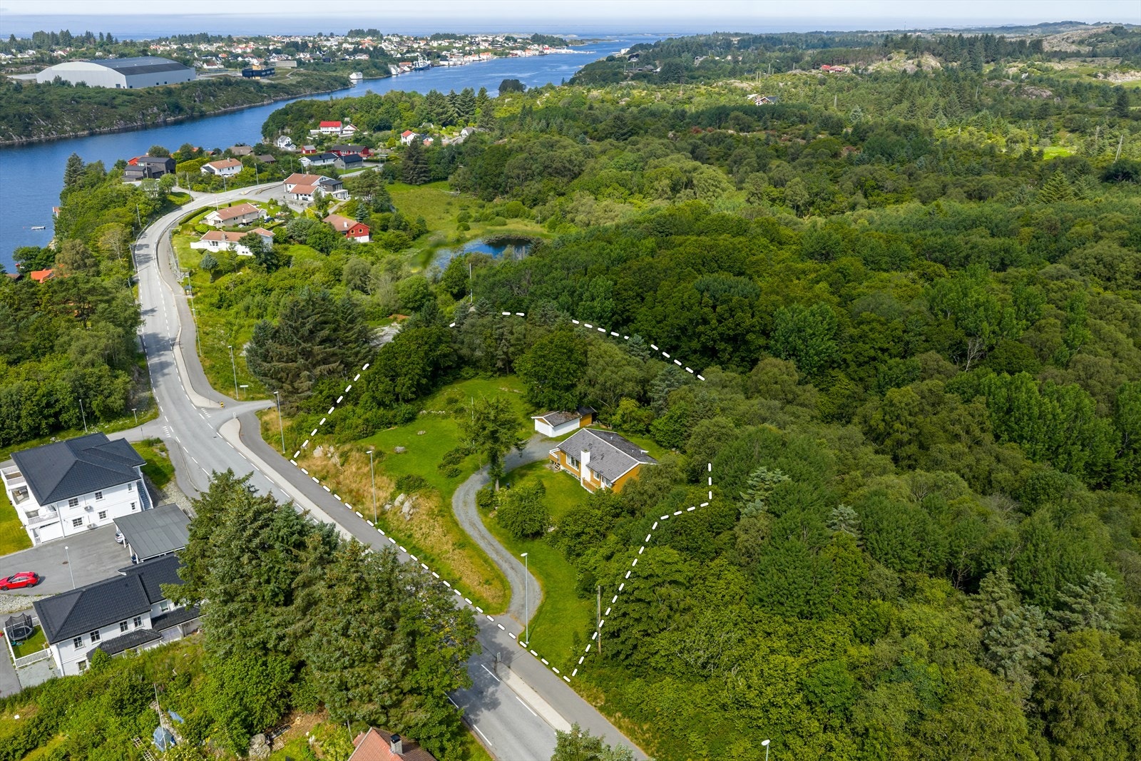 Omtrentlig tomtegrense Galleribilde