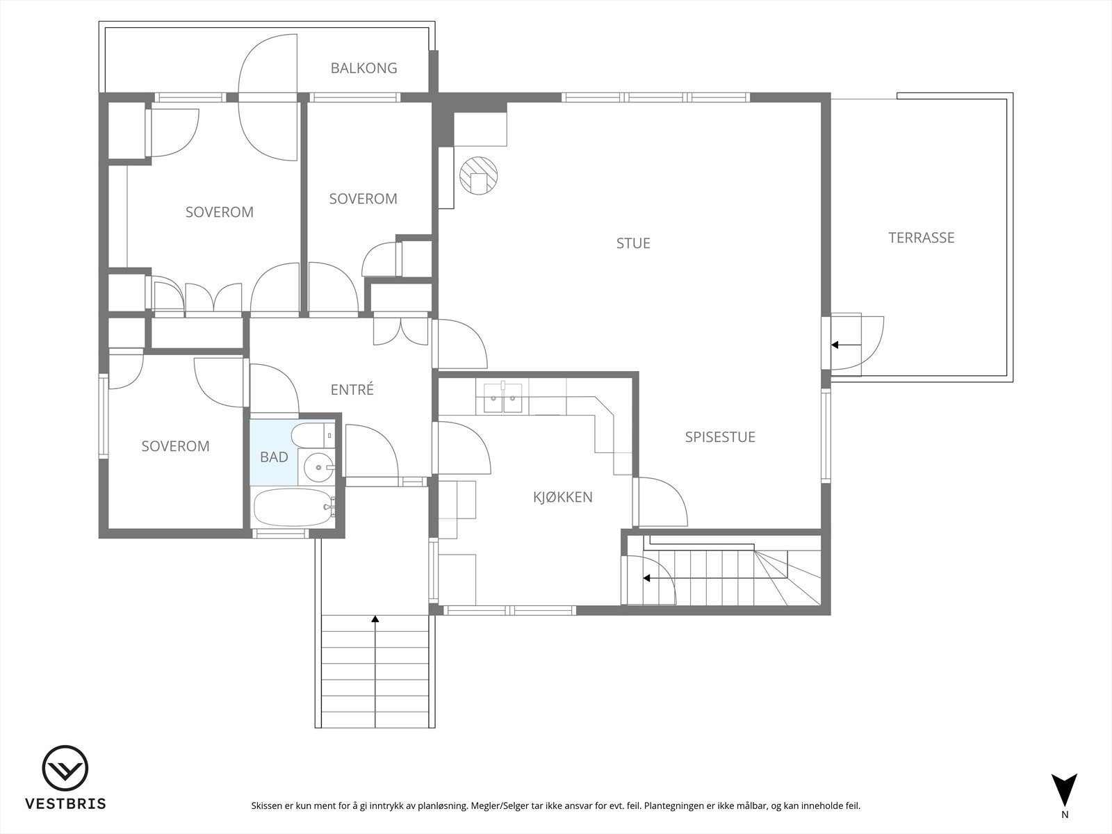 Plantegning hovedplan Galleribilde