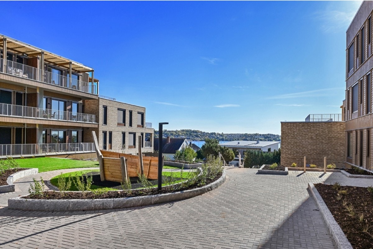 Flotte opparbeidede felles uteområder. Galleribilde