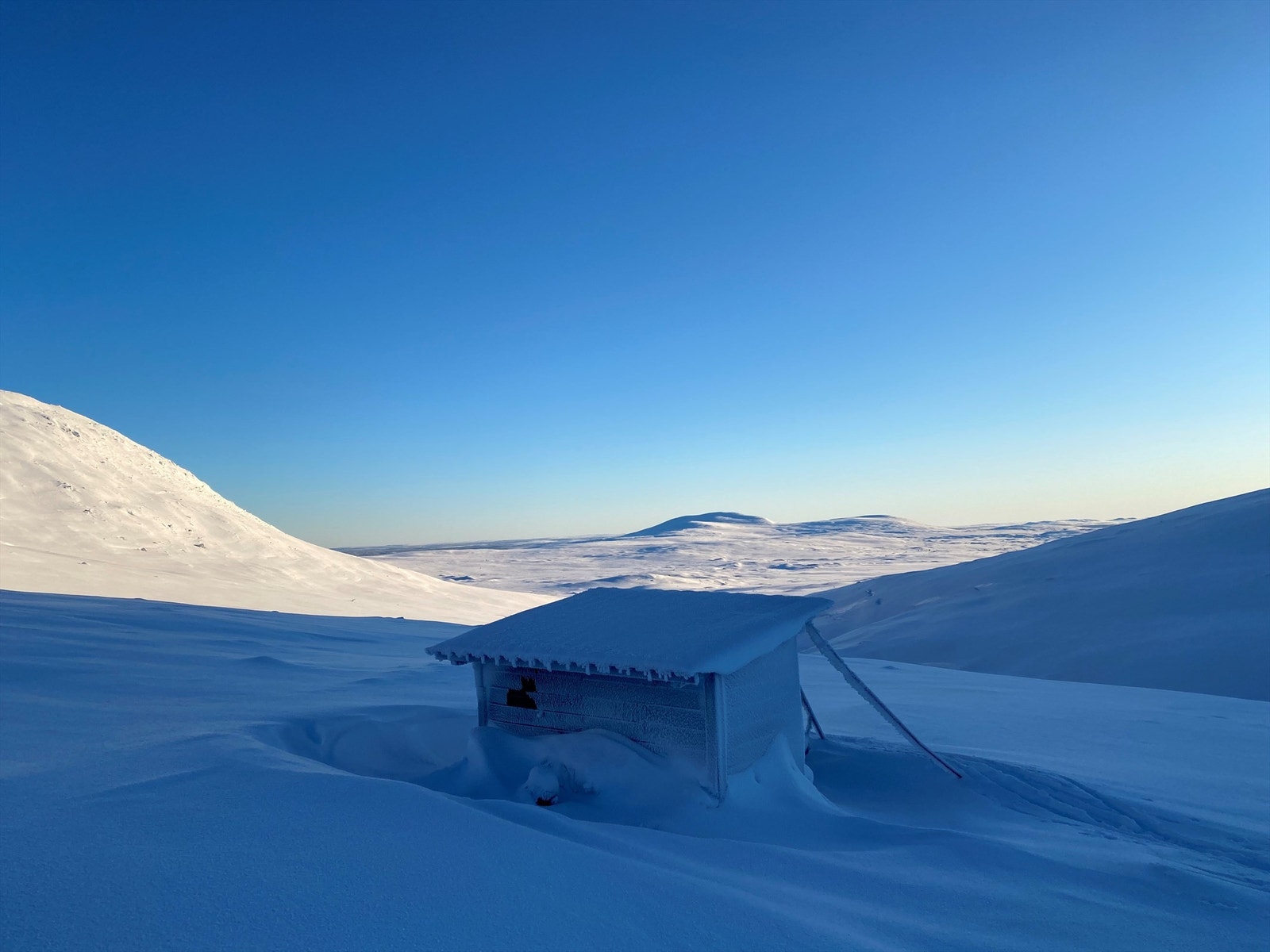 Gapahuk i Svarthammarskaret, et fint turmål Galleribilde