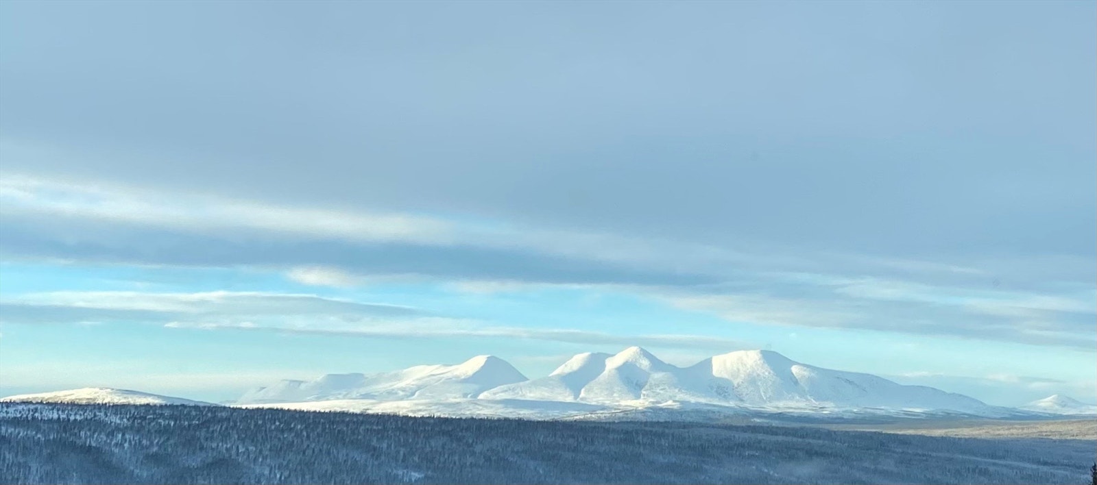 Fra toppen av Hundskampen rett opp bak hyttefeltet Galleribilde