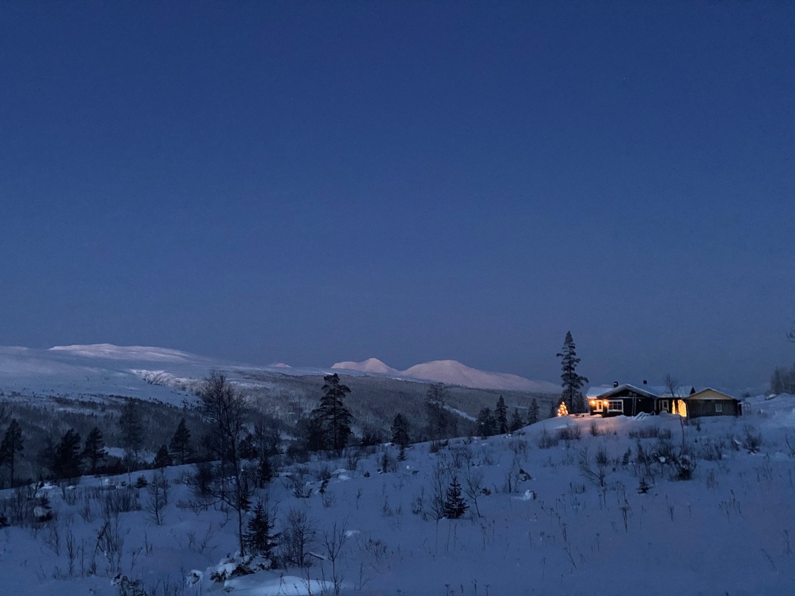Fantastisk utsikt fra tomta mot Sølen Galleribilde