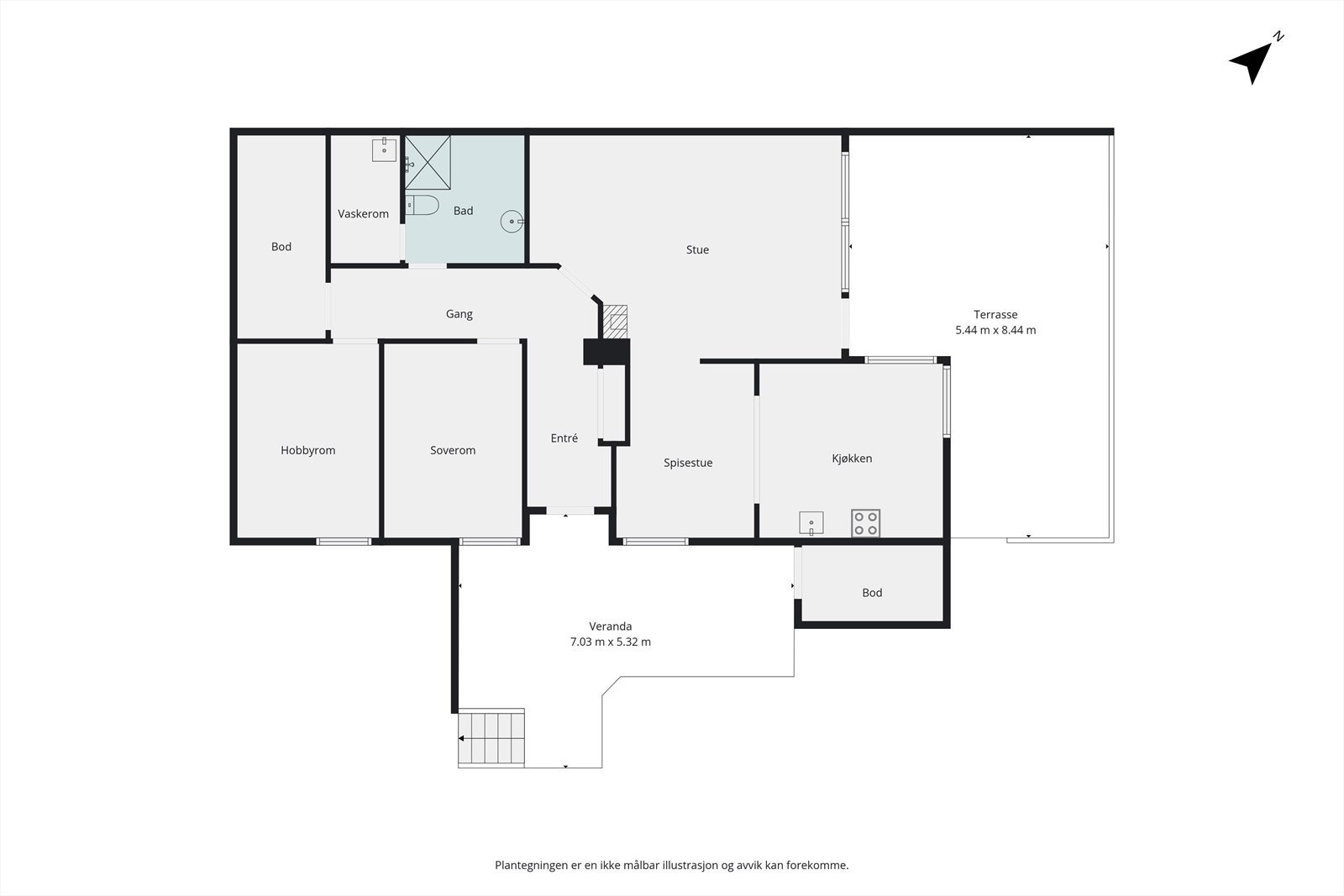 Plantegning Galleribilde