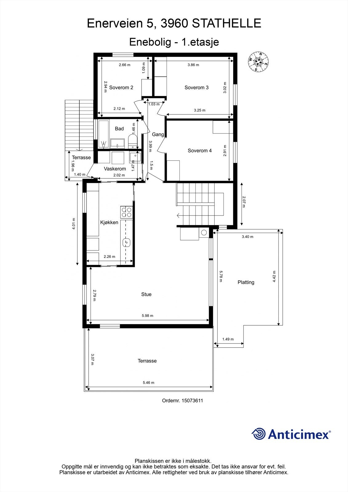 Plantegning - 1. etasje Galleribilde